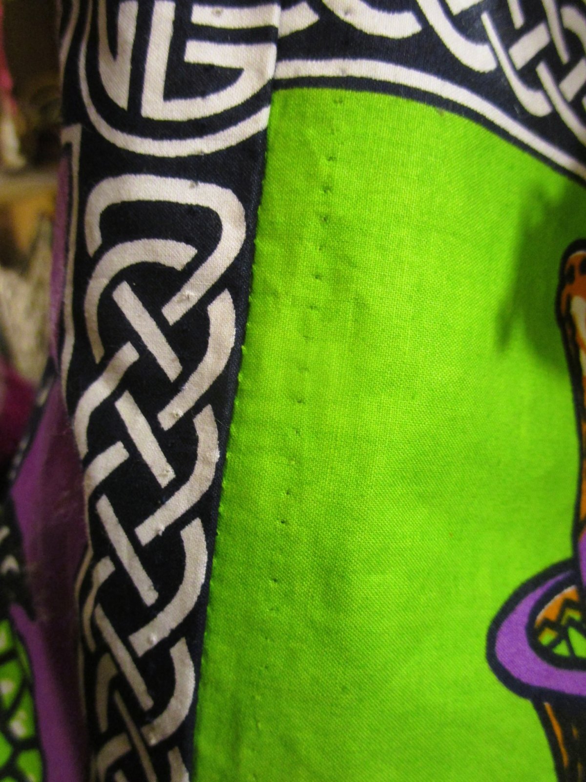 画像4: パーニュ生地＊アフリカンプリント＊トートバッグ＊Ｍ