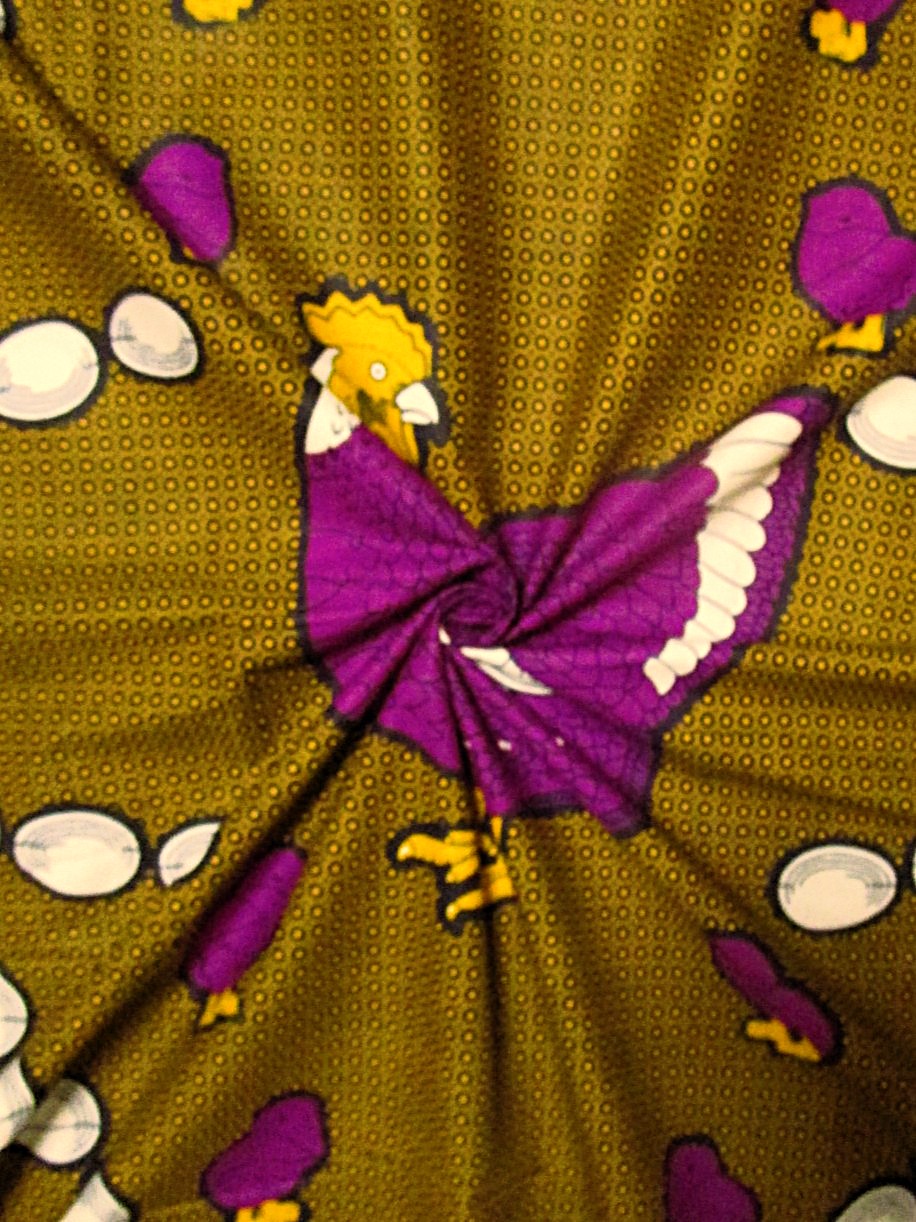 画像: アフリカンプリント生地 パーニュ