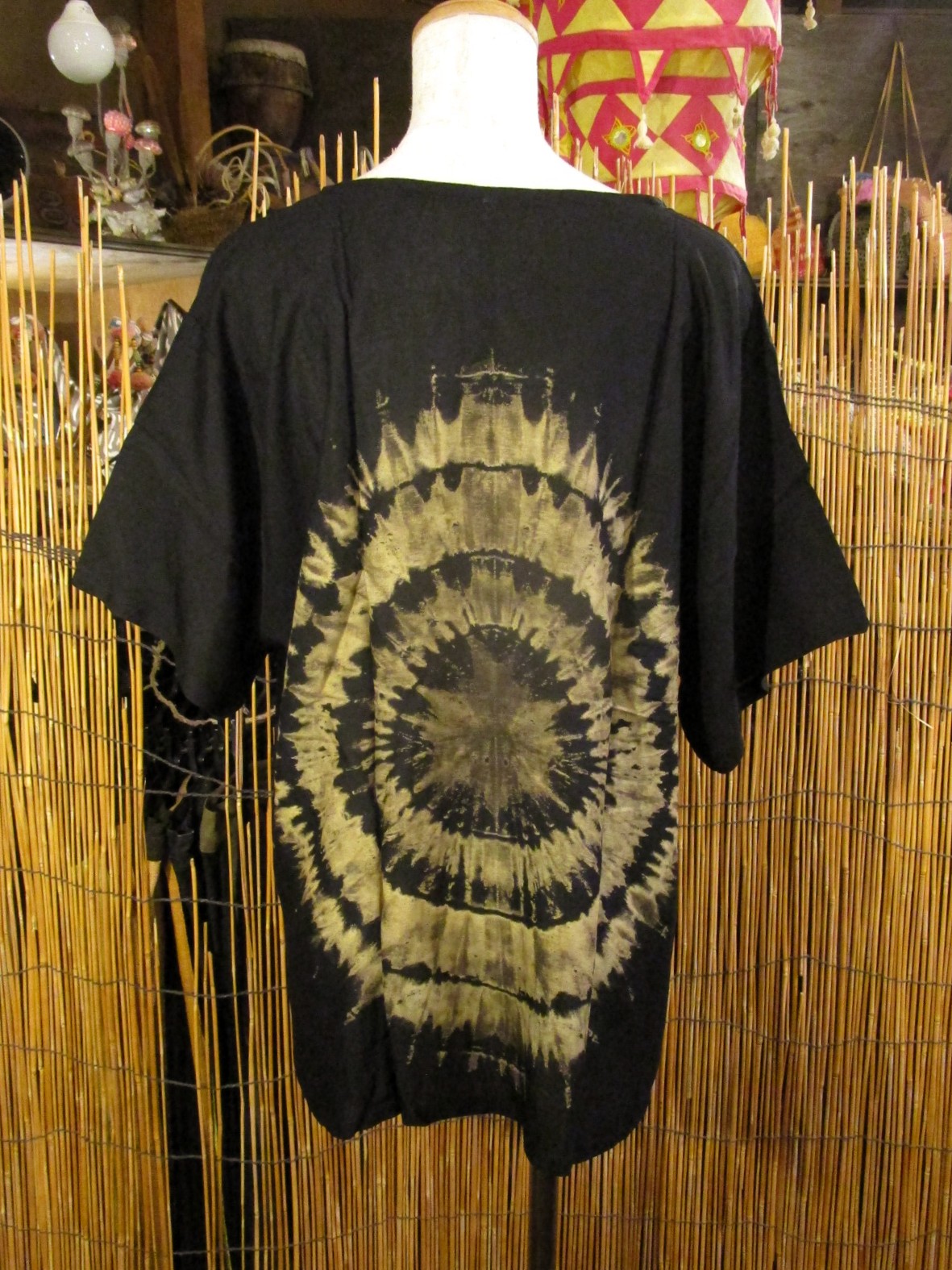 画像3: モノトーンタイダイ染め＊レーヨン素材＊半袖＊プルオーバー