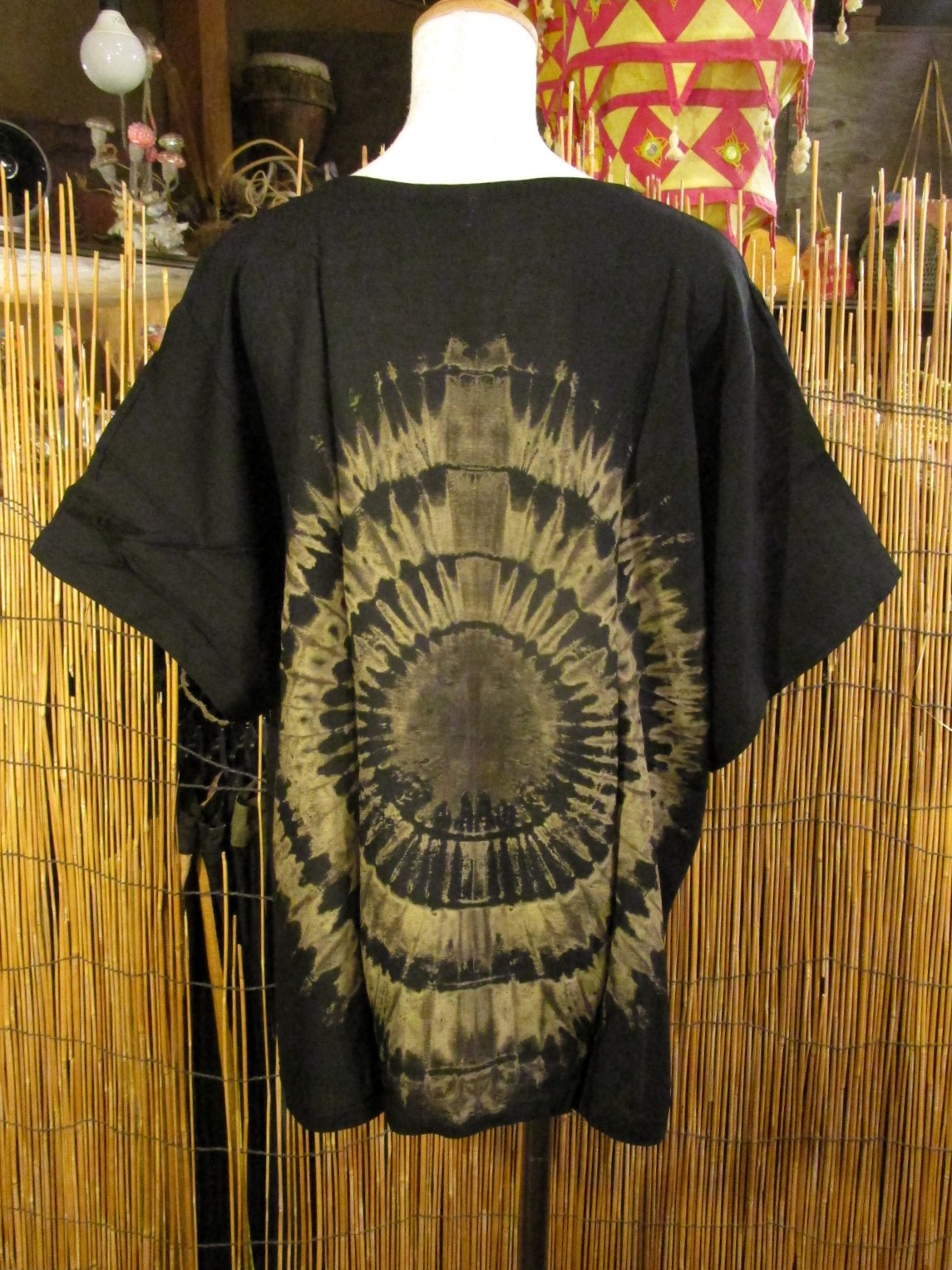 画像3: モノトーンタイダイ染め＊レーヨン素材＊半袖＊プルオーバー