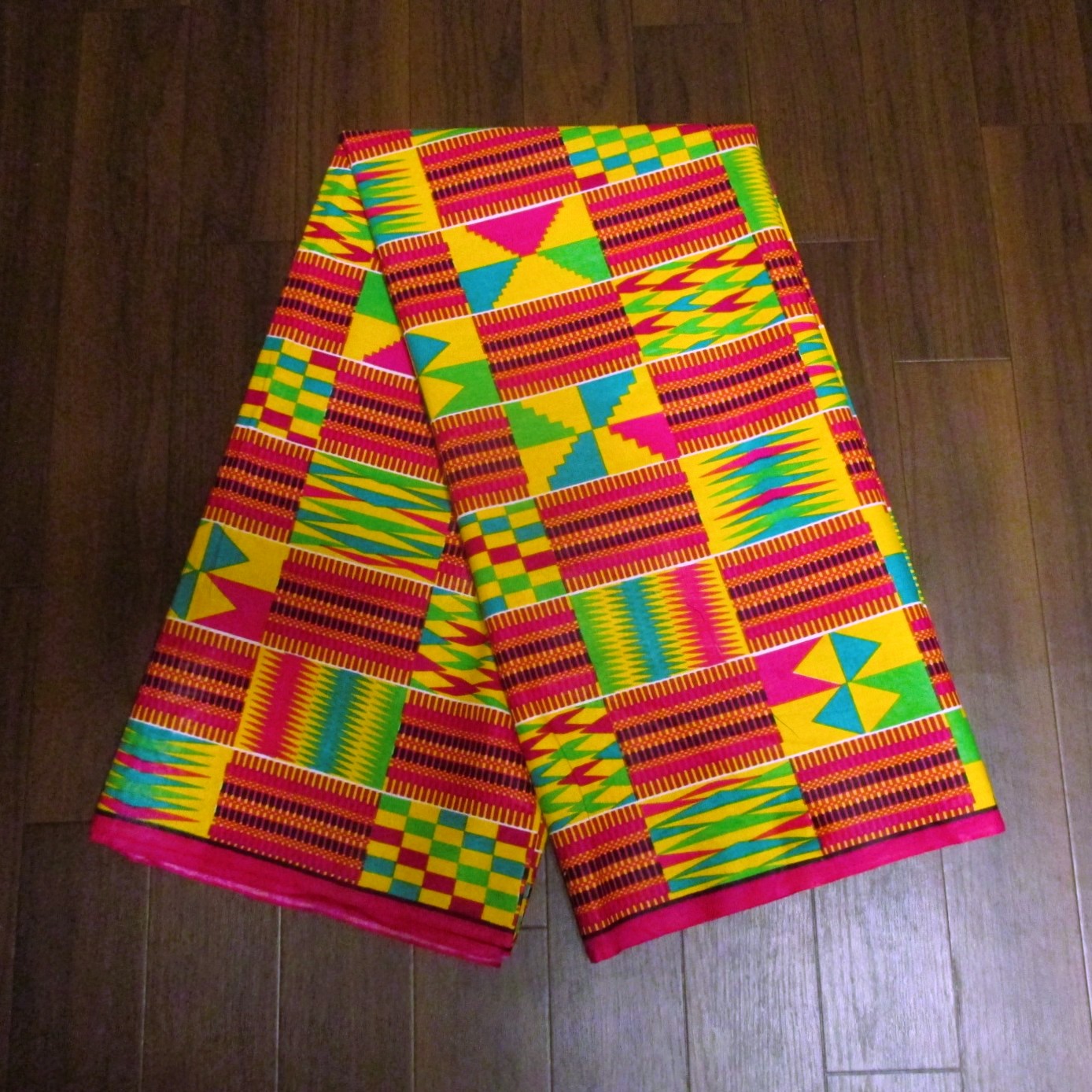 画像2: アフリカンプリント生地 パーニュ