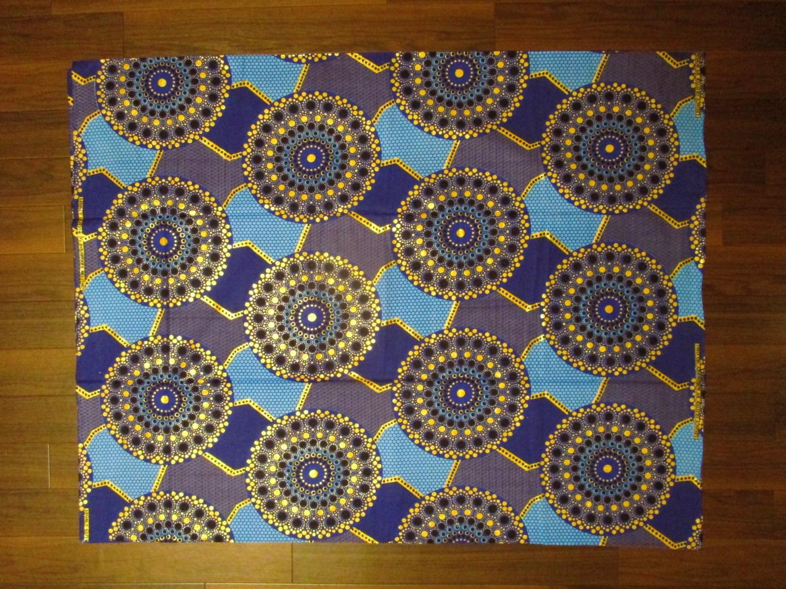 画像: アフリカンプリント生地 パーニュ