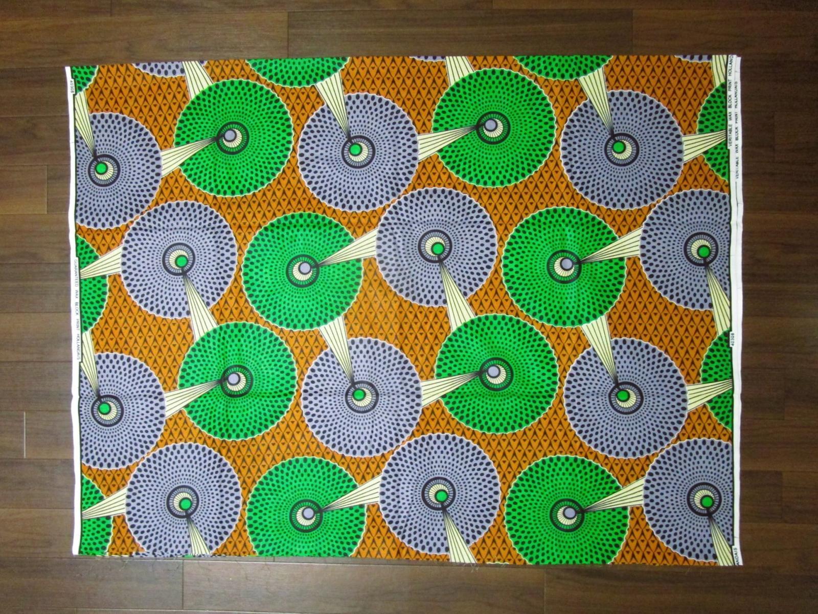 画像: アフリカンプリント生地 パーニュ