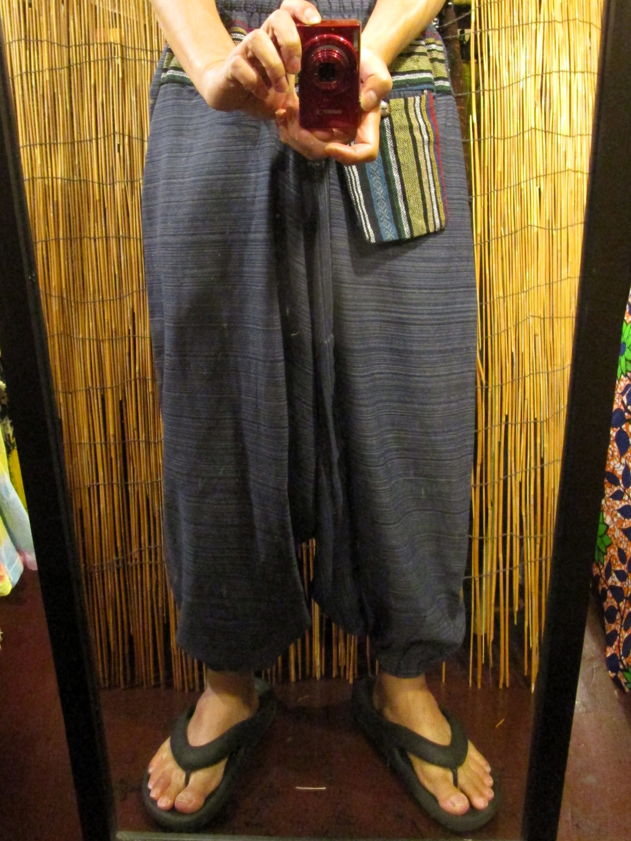 画像: ゲリ生地＊コットン素材＊ふんわり＊サルエルパンツ