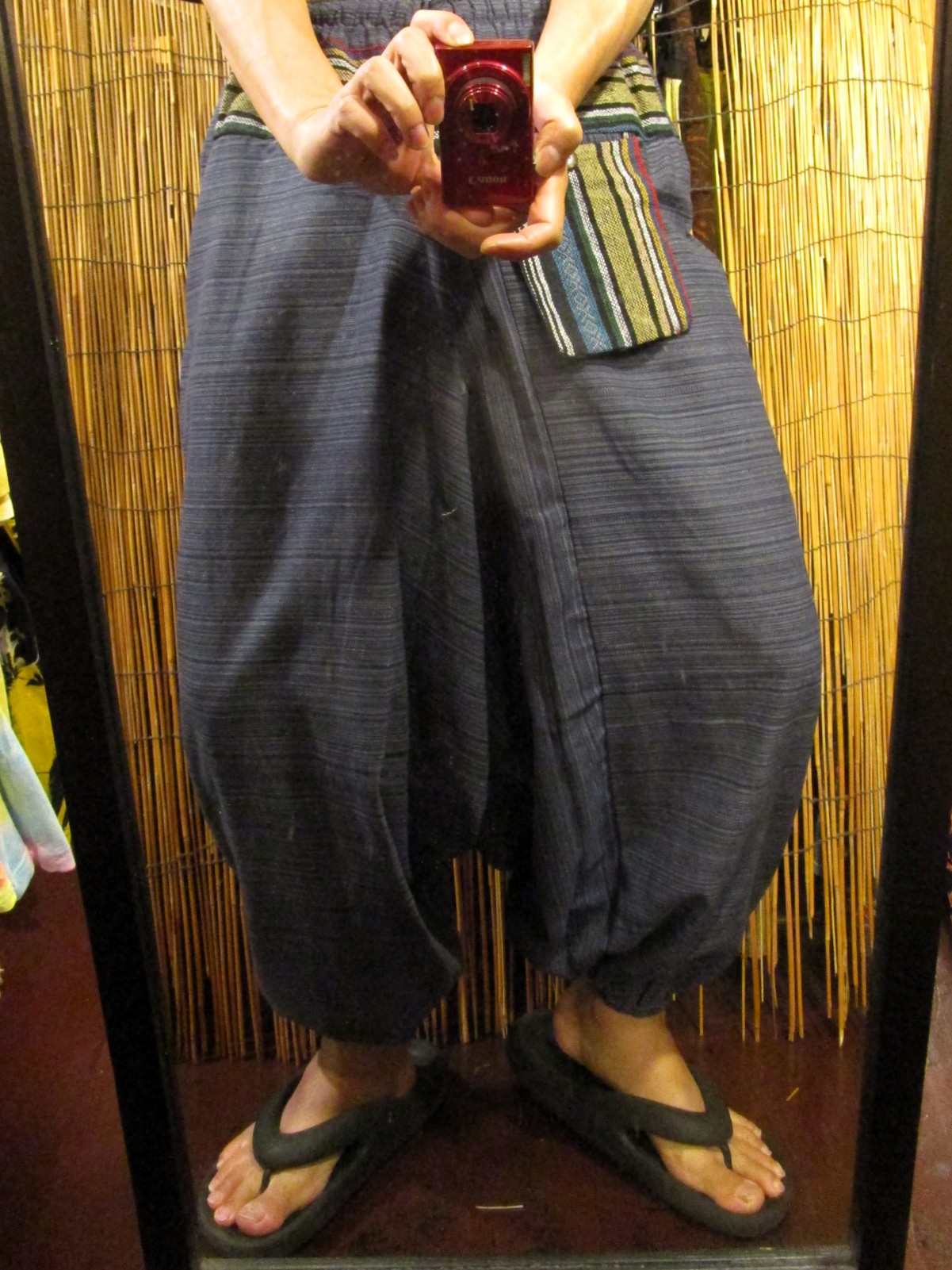 画像: ゲリ生地＊コットン素材＊ふんわり＊サルエルパンツ