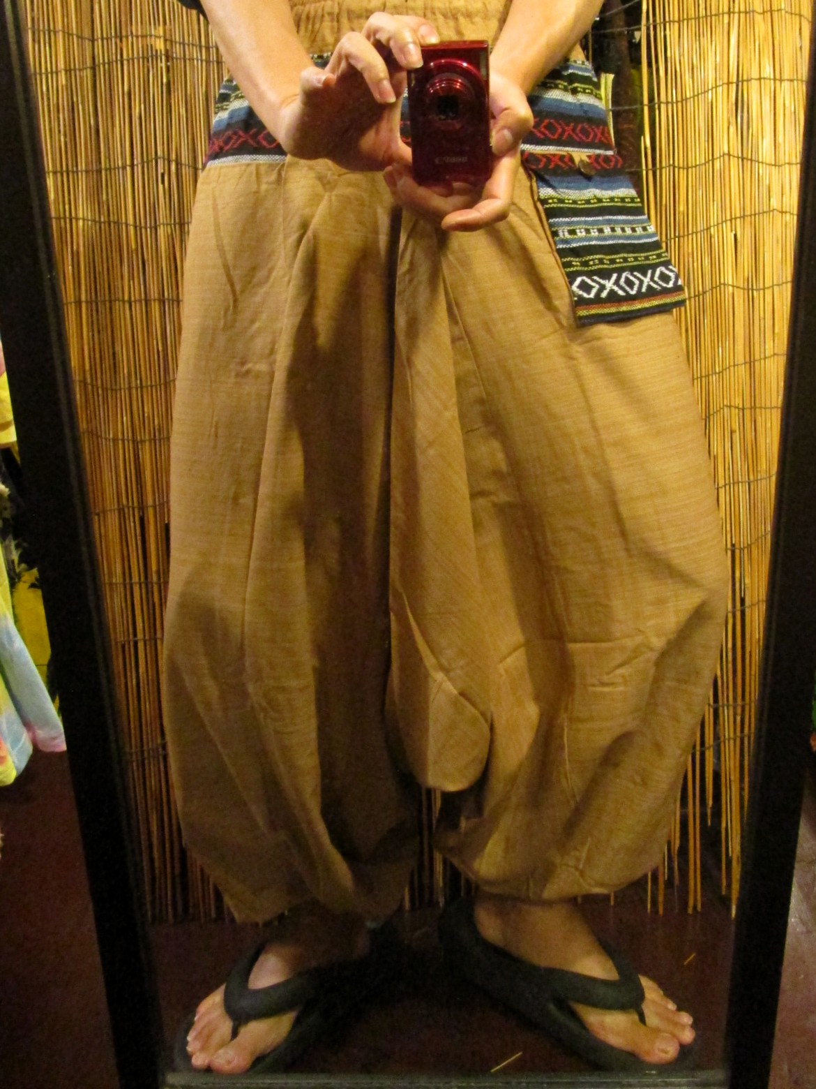 画像: ゲリ生地＊コットン素材＊ふんわり＊サルエルパンツ