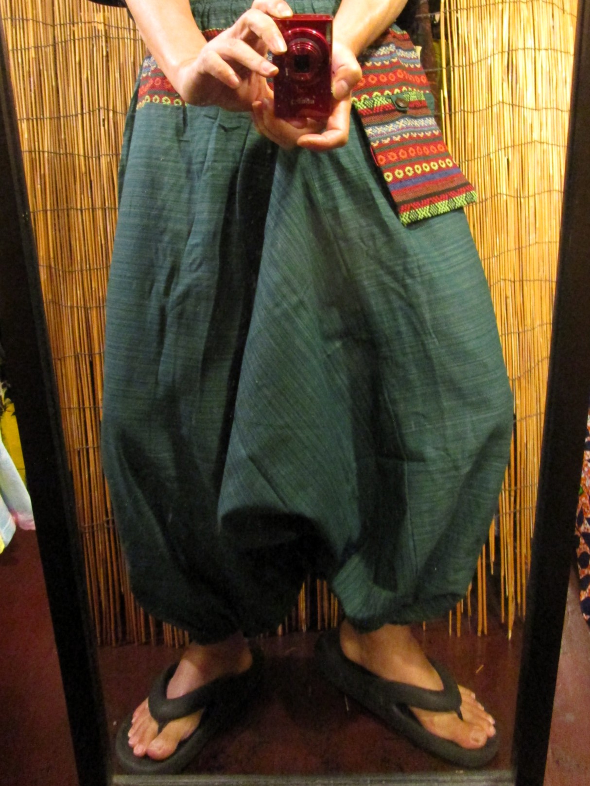 画像: ゲリ生地＊コットン素材＊ふんわり＊サルエルパンツ