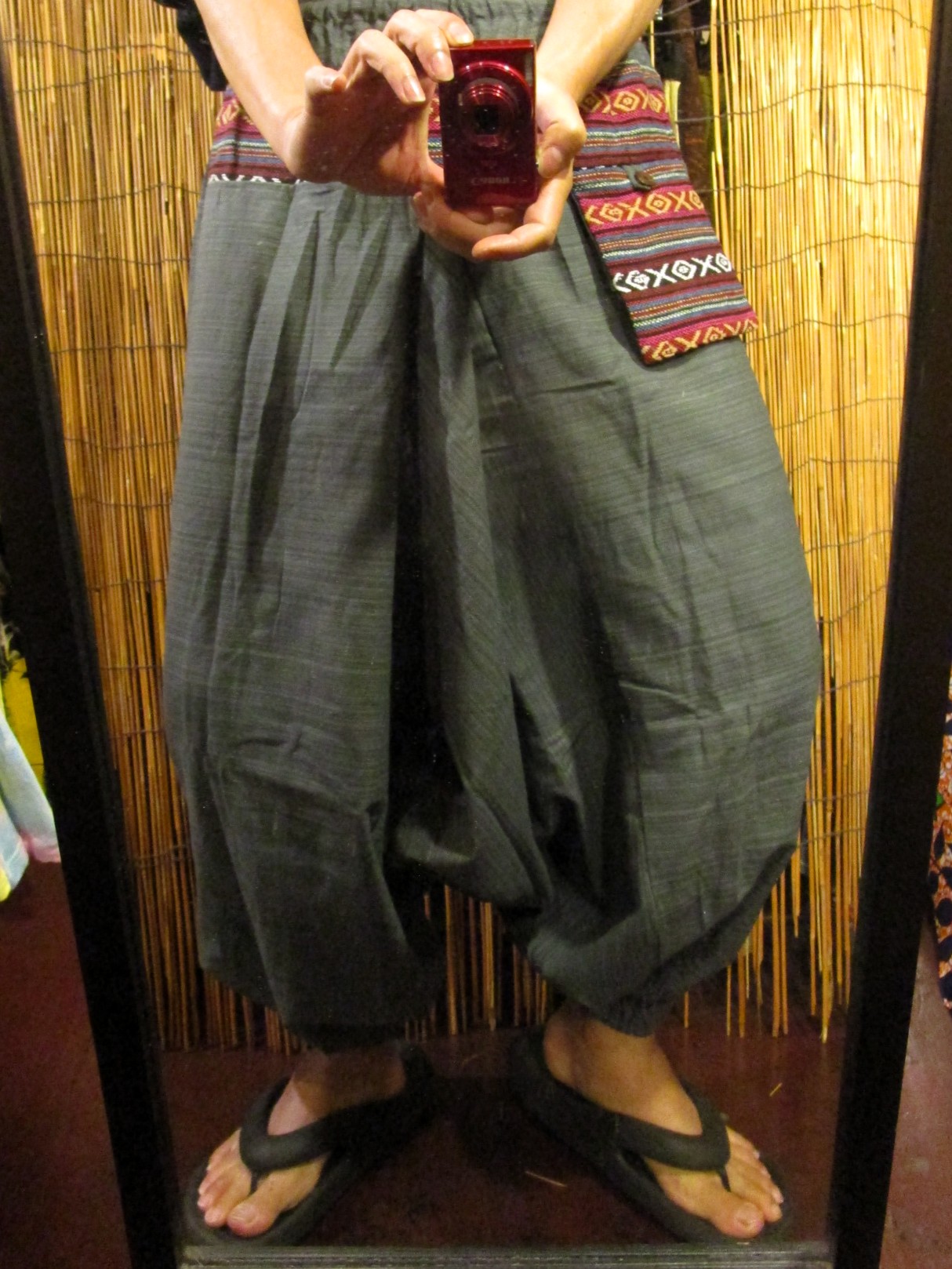 画像: ゲリ生地＊コットン素材＊ふんわり＊サルエルパンツ