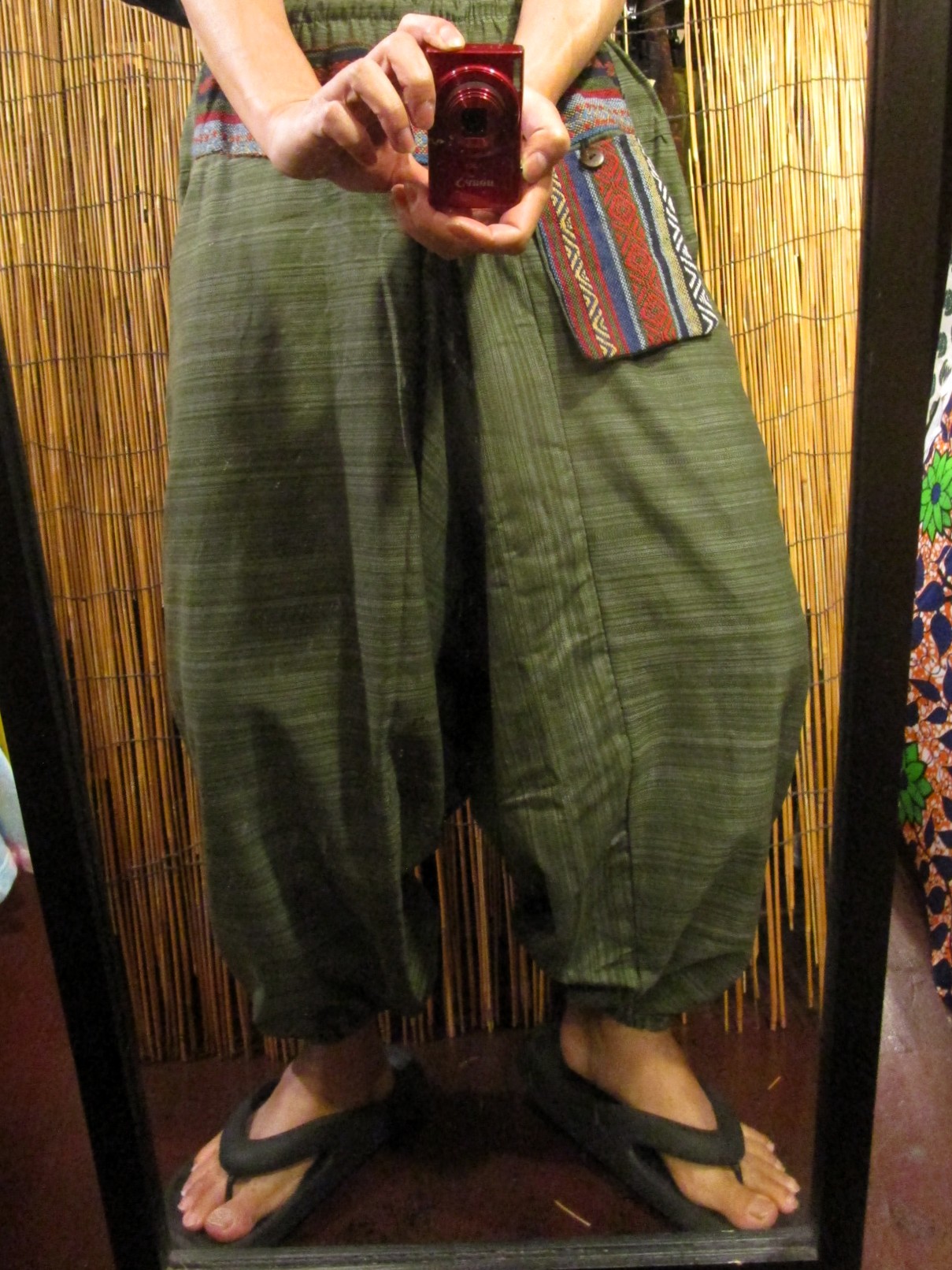 画像: ゲリ生地＊コットン素材＊ふんわり＊サルエルパンツ