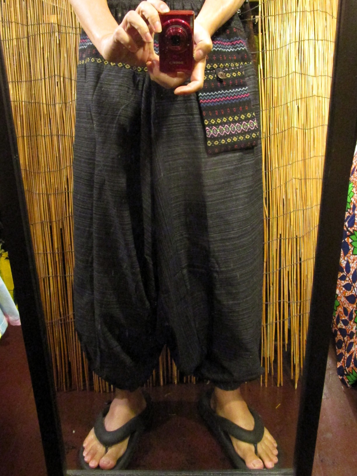 画像: ゲリ生地＊コットン素材＊ふんわり＊サルエルパンツ