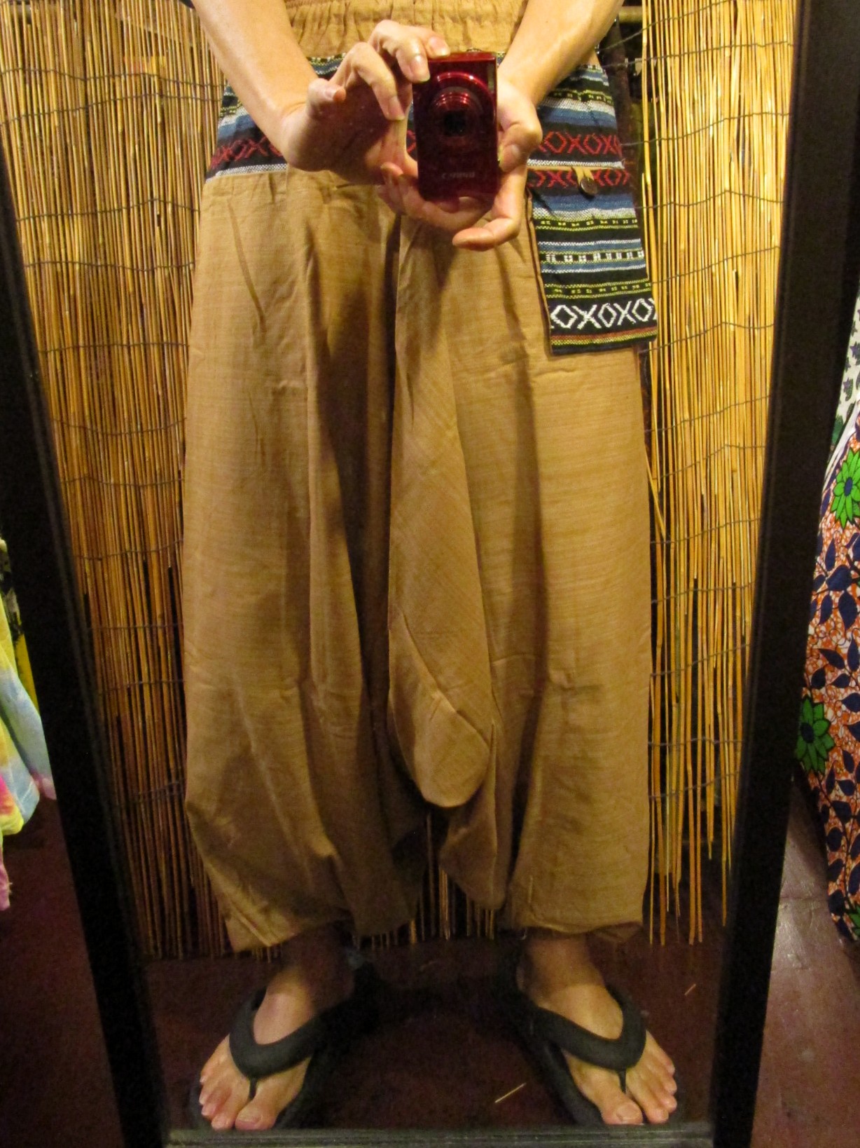 画像: ゲリ生地＊コットン素材＊ふんわり＊サルエルパンツ