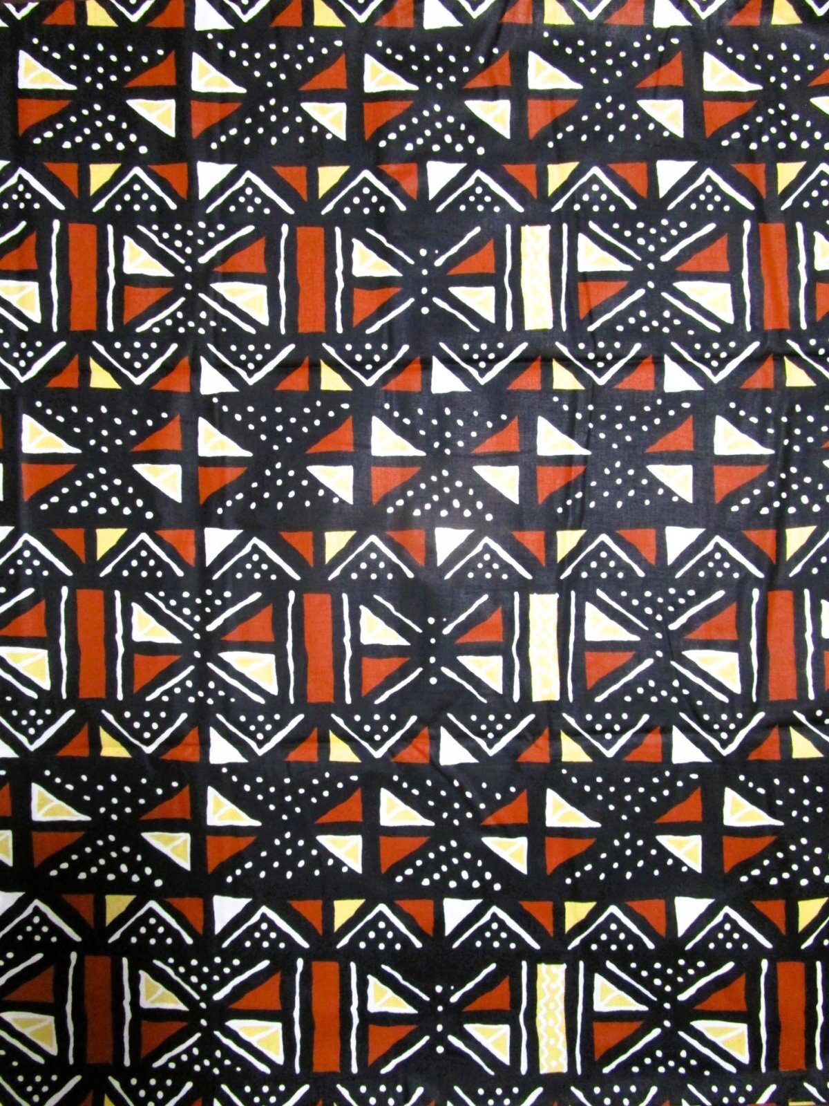 画像1: アフリカンプリント生地 パーニュ