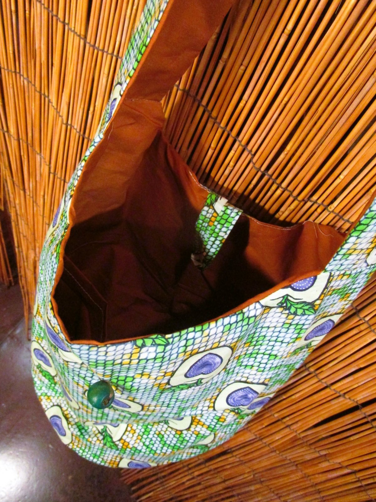 画像: パーニュ生地＊アフリカンプリント＊ショルダーバッグ