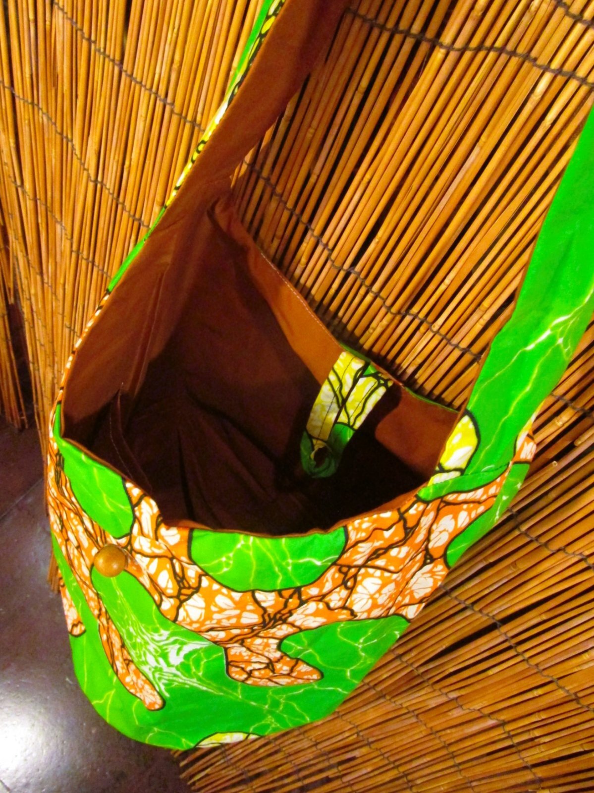 画像: パーニュ生地＊アフリカンプリント＊ショルダーバッグ