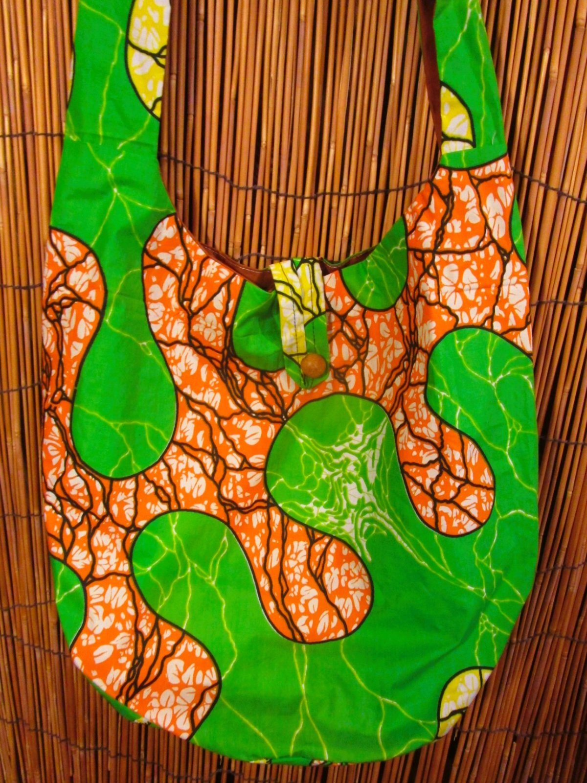 画像2: パーニュ生地＊アフリカンプリント＊ショルダーバッグ