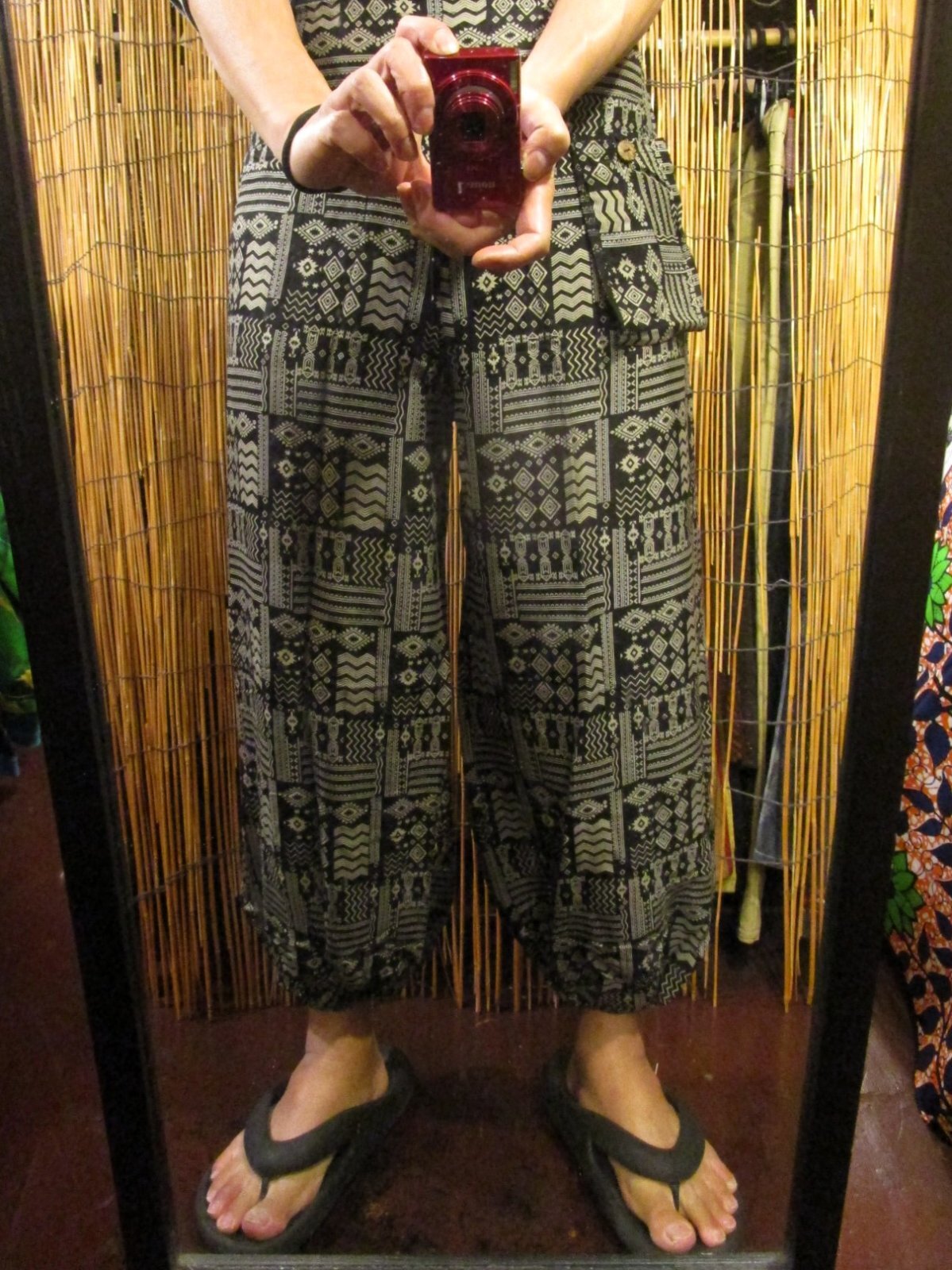 画像: アジアンプリント＊レーヨン素材＊ふんわり＊アラジンパンツ