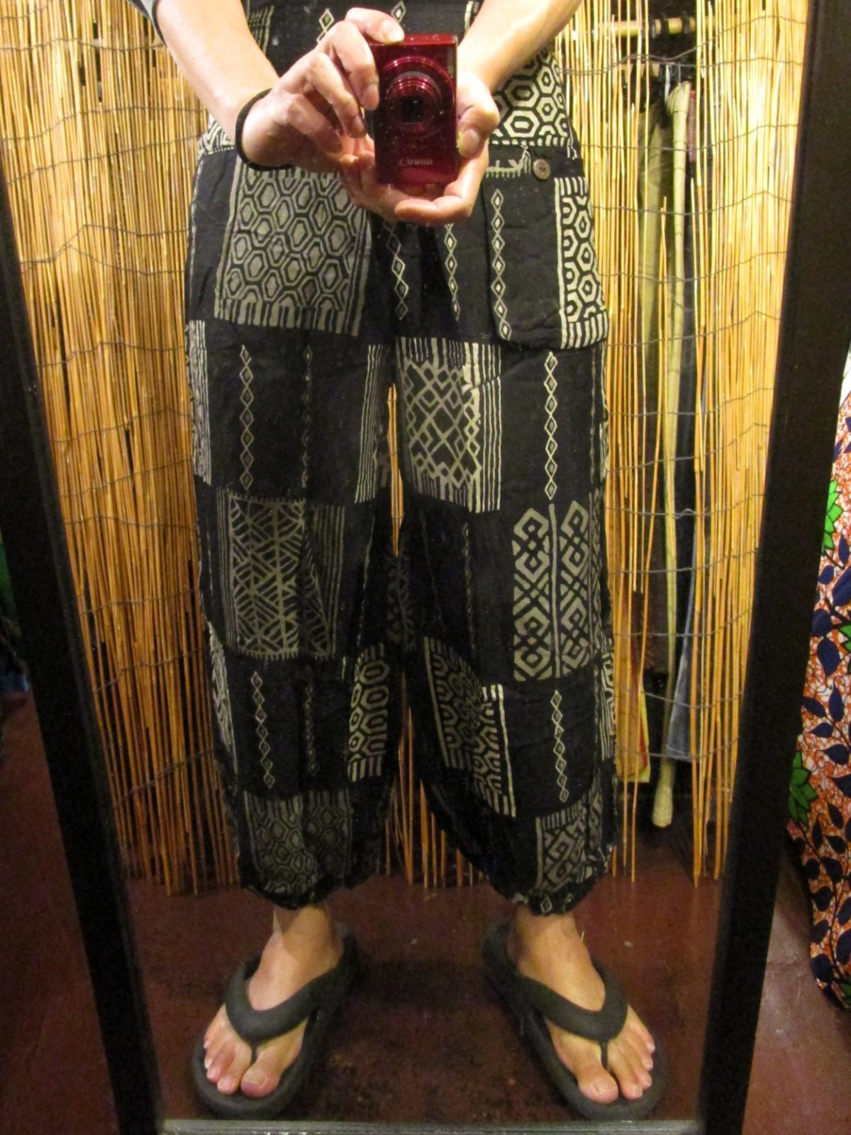 画像: アジアンプリント＊レーヨン素材＊ふんわり＊アラジンパンツ