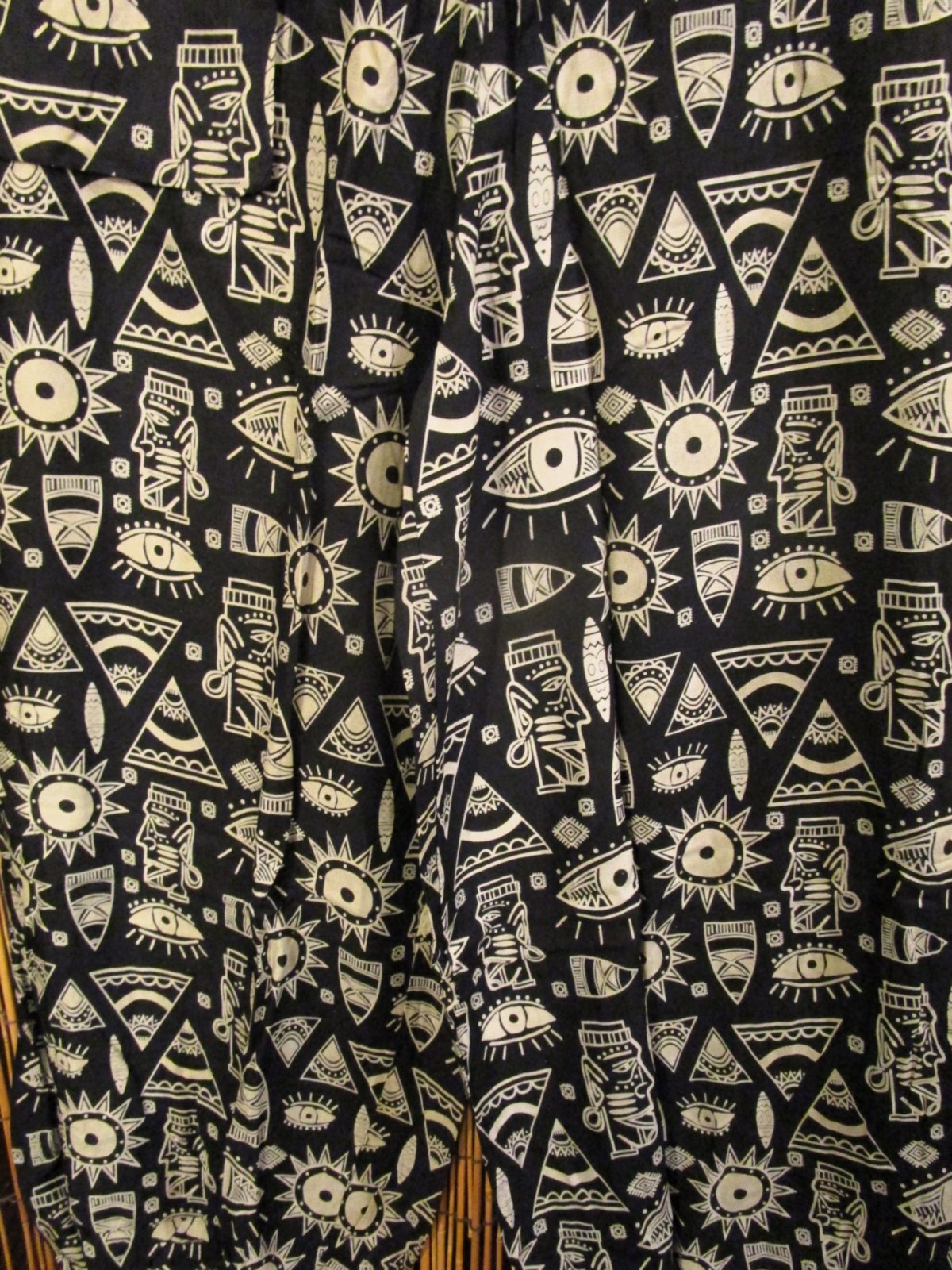 画像2: アジアンプリント＊レーヨン素材＊ふんわり＊アラジンパンツ