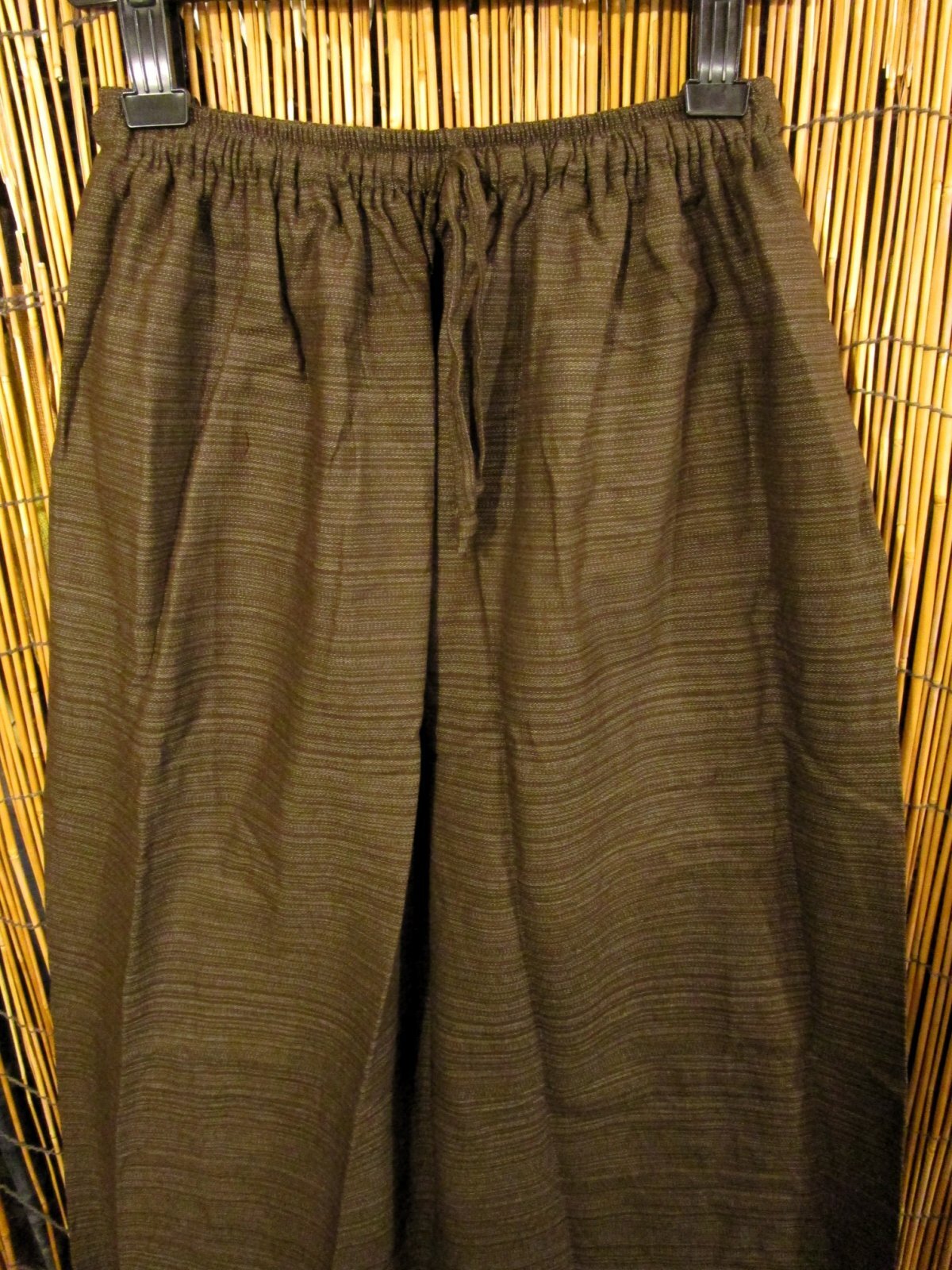 画像2: 二色の糸＊コットン素材＊シンプル＊ふんわり＊アラジンパンツ