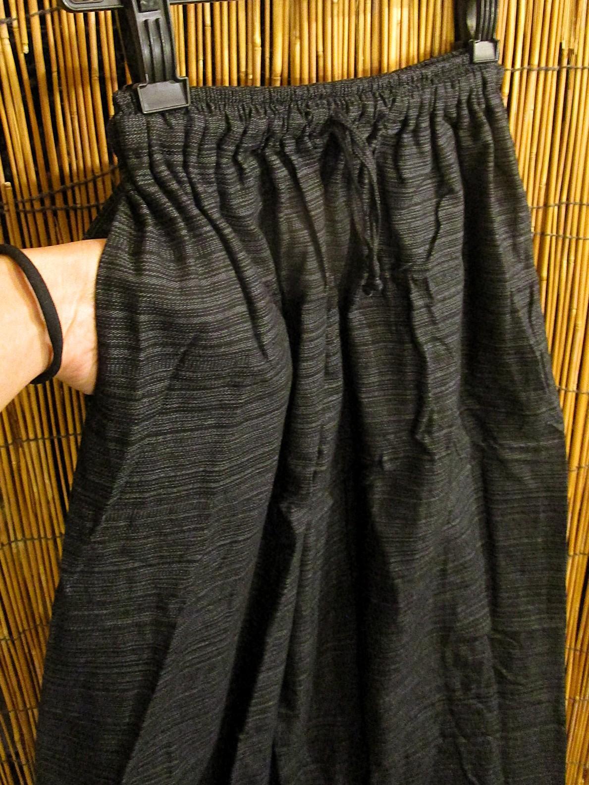 画像3: 二色の糸＊コットン素材＊シンプル＊ふんわり＊アラジンパンツ