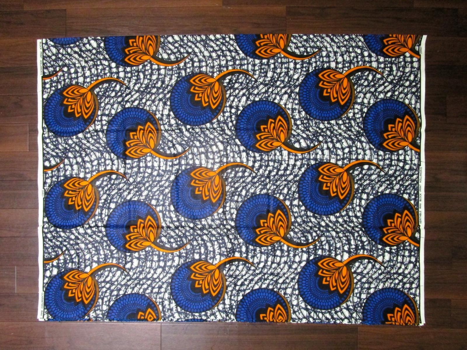 画像: アフリカンプリント生地 パーニュ