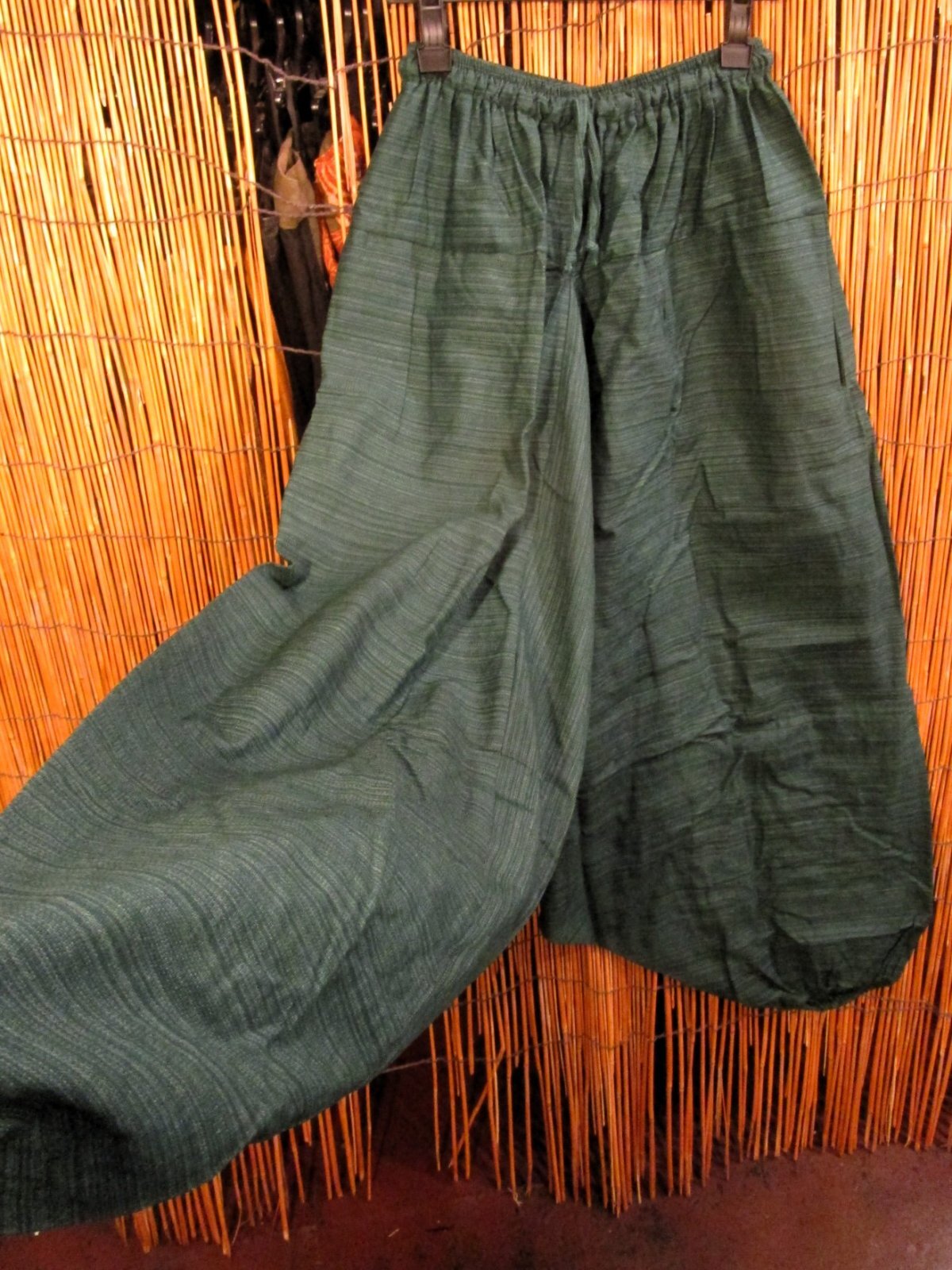 画像3: 二色の糸＊コッン素材＊シンプル＊ふんわり＊サルエルパンツ