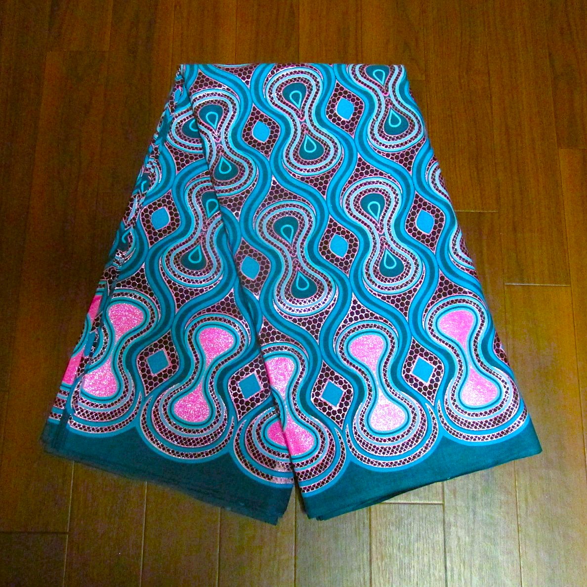 画像2: アフリカンプリント生地 パーニュ