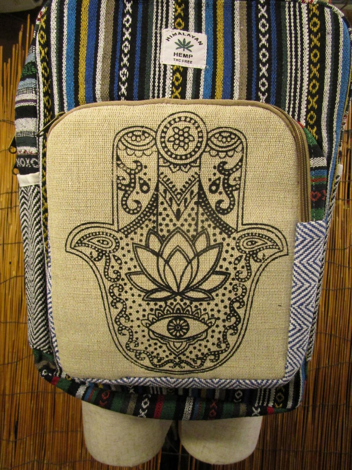 画像: ハムサプリント＊織り生地＊コットン素材＊リュックサック＊バックパック