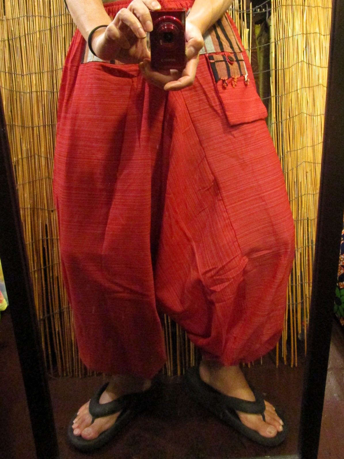 画像: ナガ族＊コットン素材＊ふんわり＊サルエルパンツ