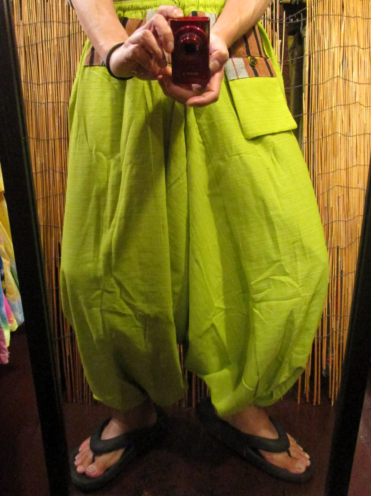 画像: ナガ族＊コットン素材＊ふんわり＊サルエルパンツ