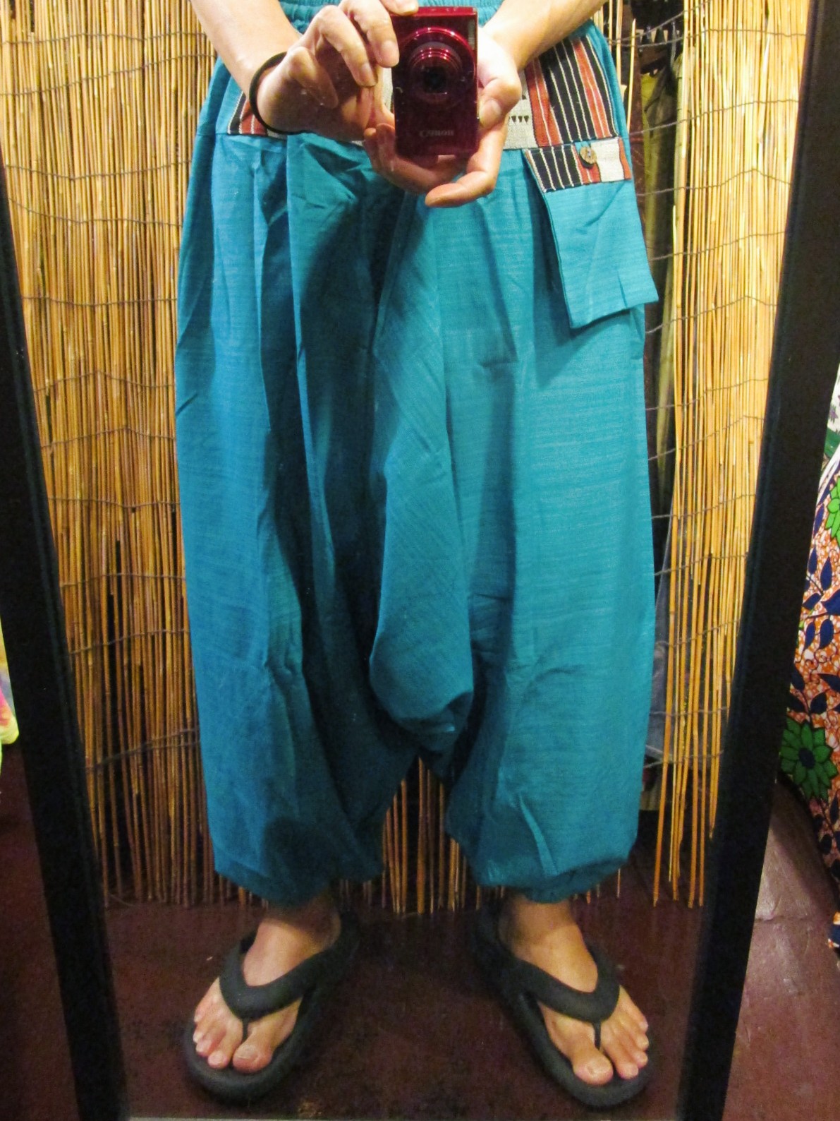 画像: ナガ族＊コットン素材＊ふんわり＊サルエルパンツ