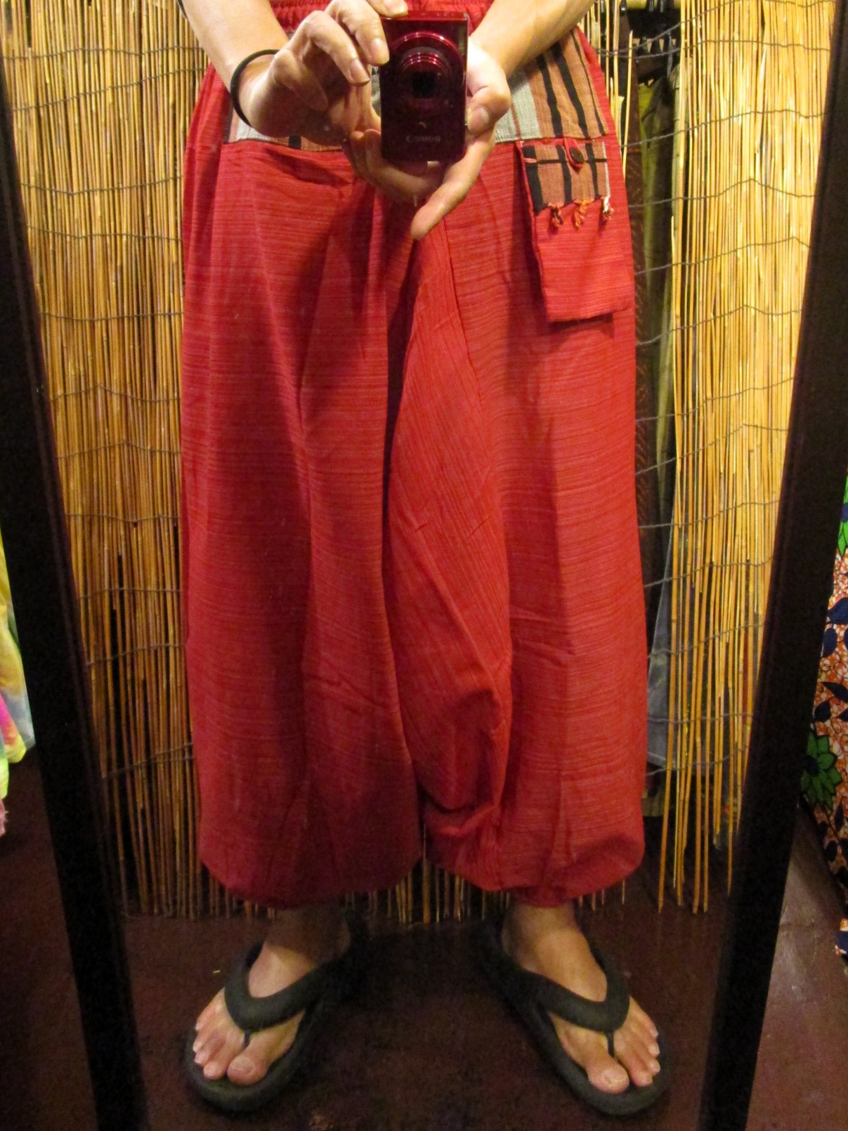 画像: ナガ族＊コットン素材＊ふんわり＊サルエルパンツ