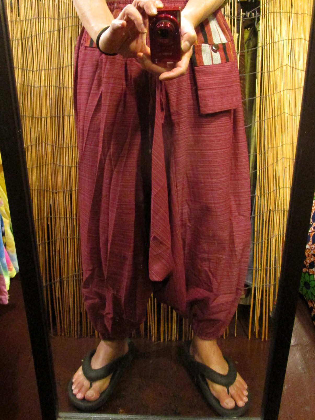 画像: ナガ族＊コットン素材＊ふんわり＊サルエルパンツ