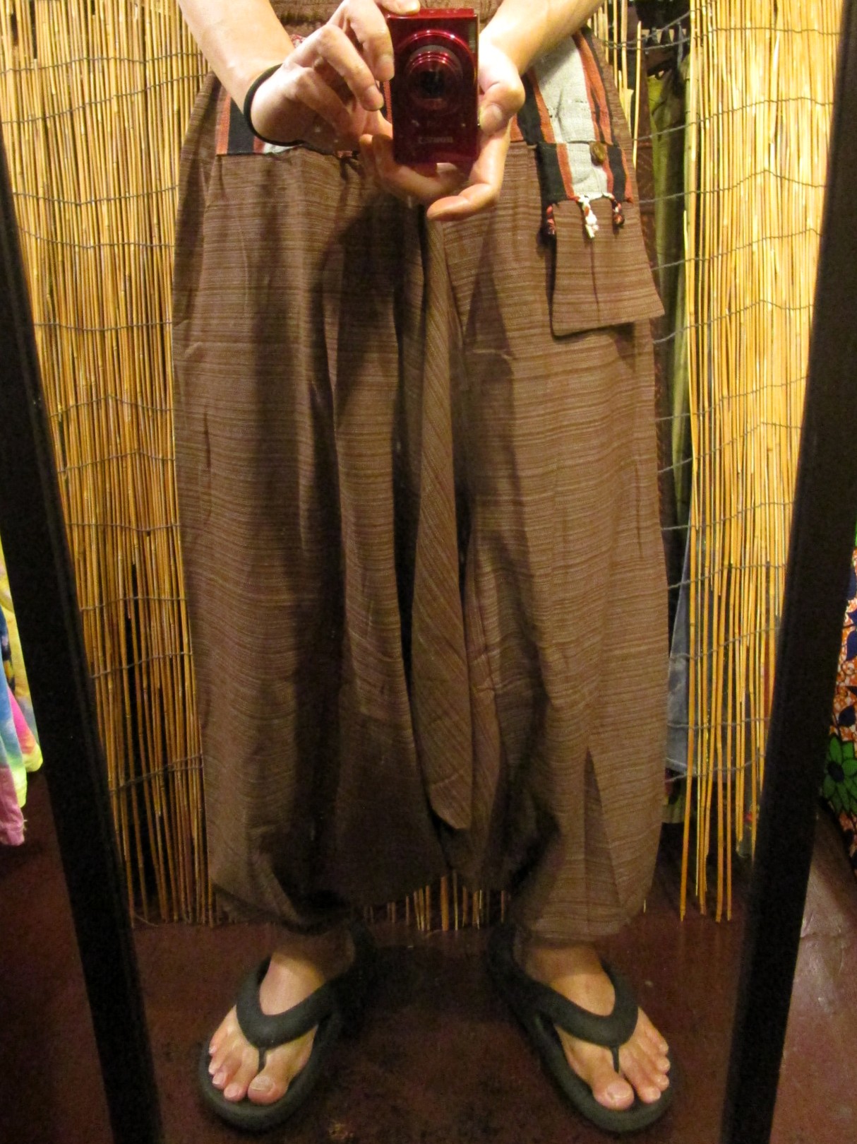 画像: ナガ族＊コットン素材＊ふんわり＊サルエルパンツ