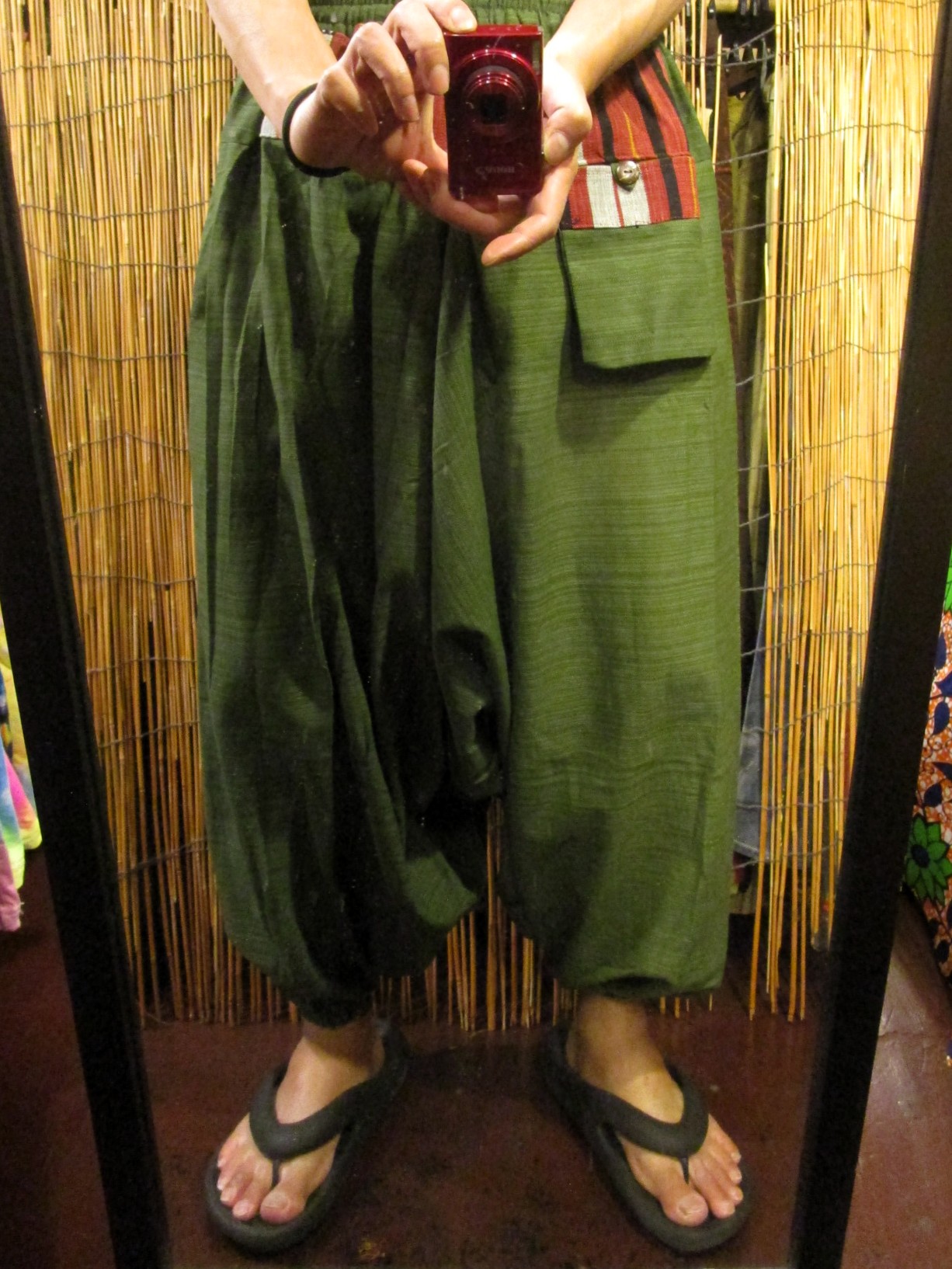 画像: ナガ族＊コットン素材＊ふんわり＊サルエルパンツ