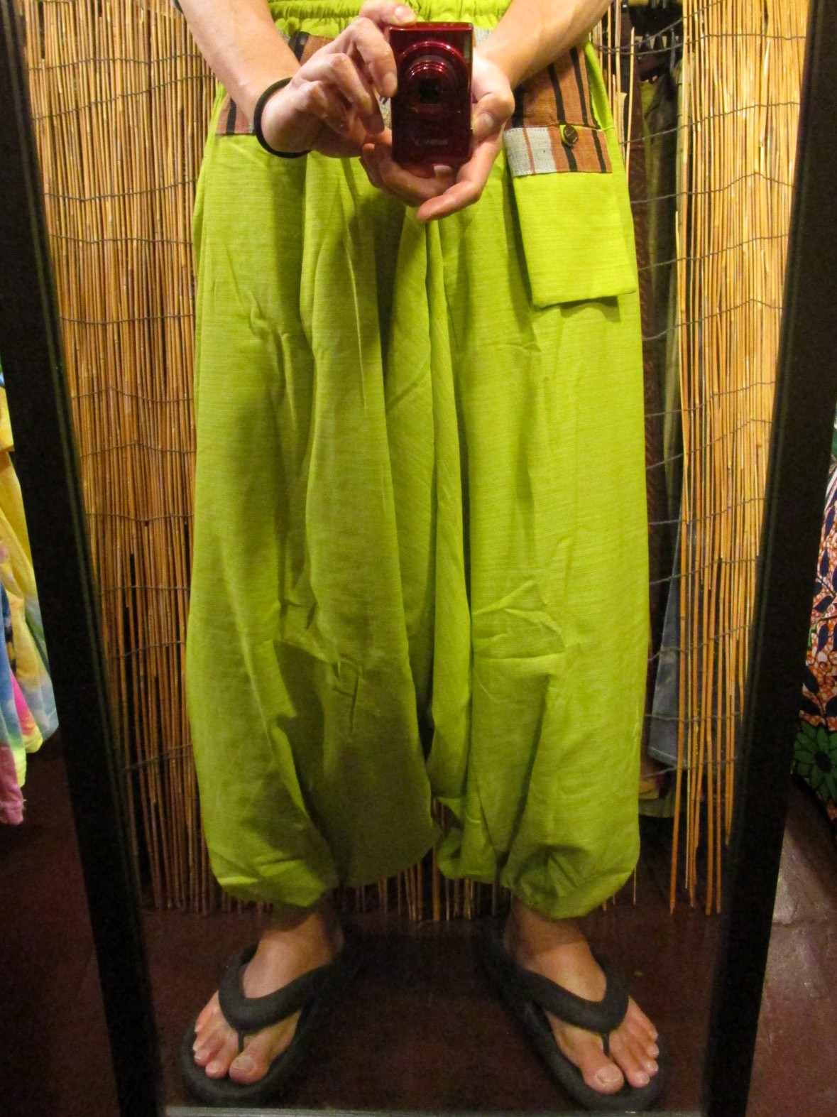 画像: ナガ族＊コットン素材＊ふんわり＊サルエルパンツ