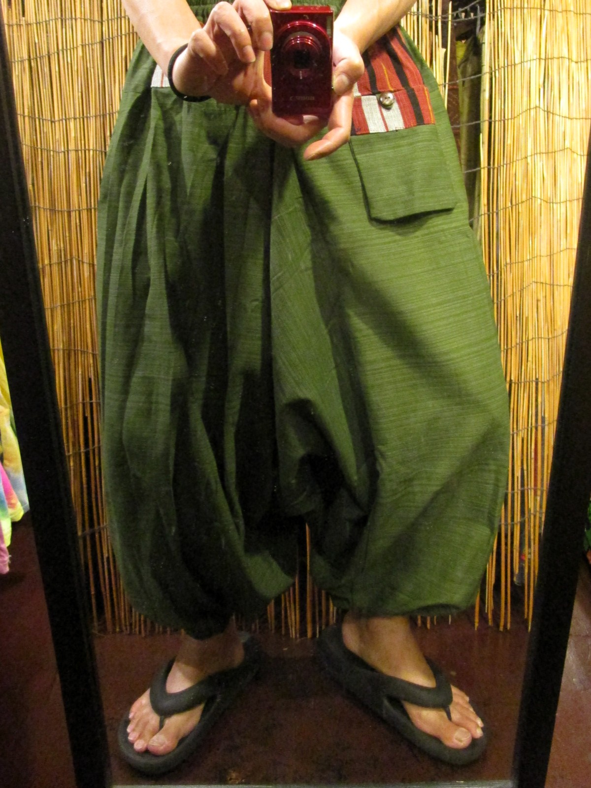 画像: ナガ族＊コットン素材＊ふんわり＊サルエルパンツ