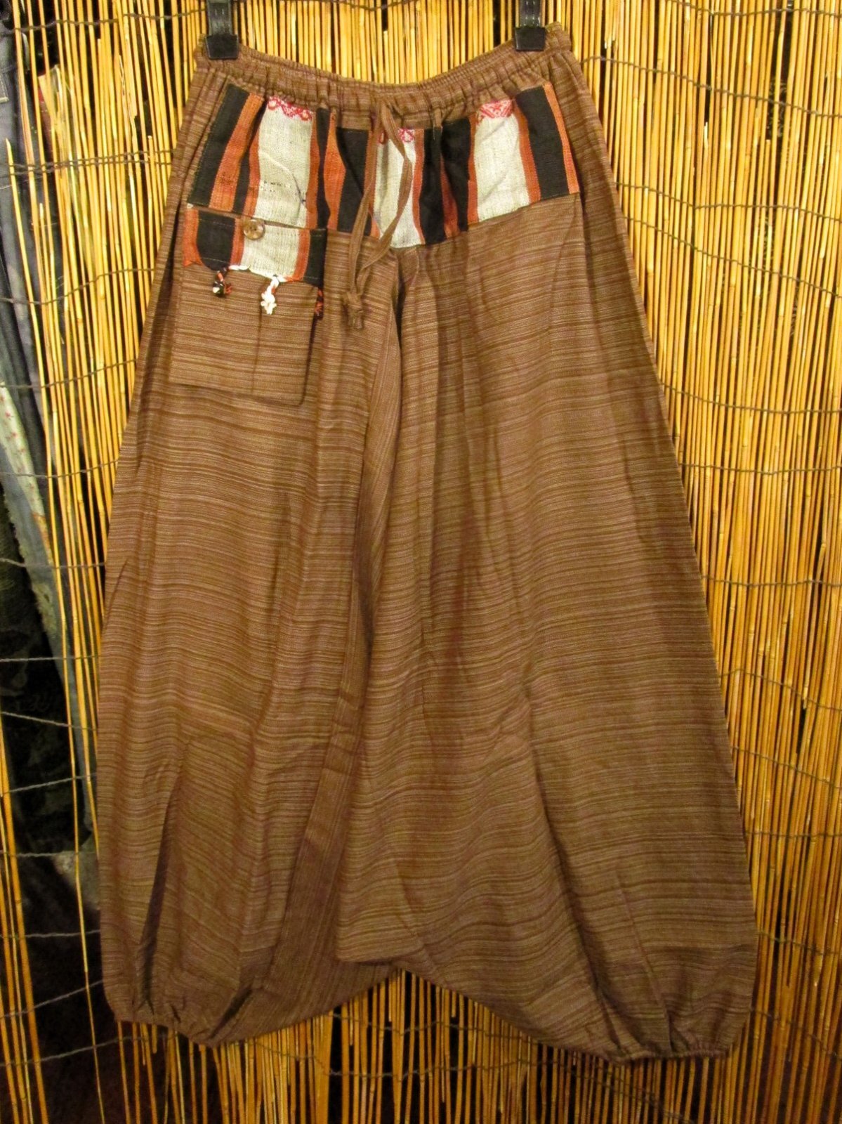 画像1: ナガ族＊コットン素材＊ふんわり＊サルエルパンツ