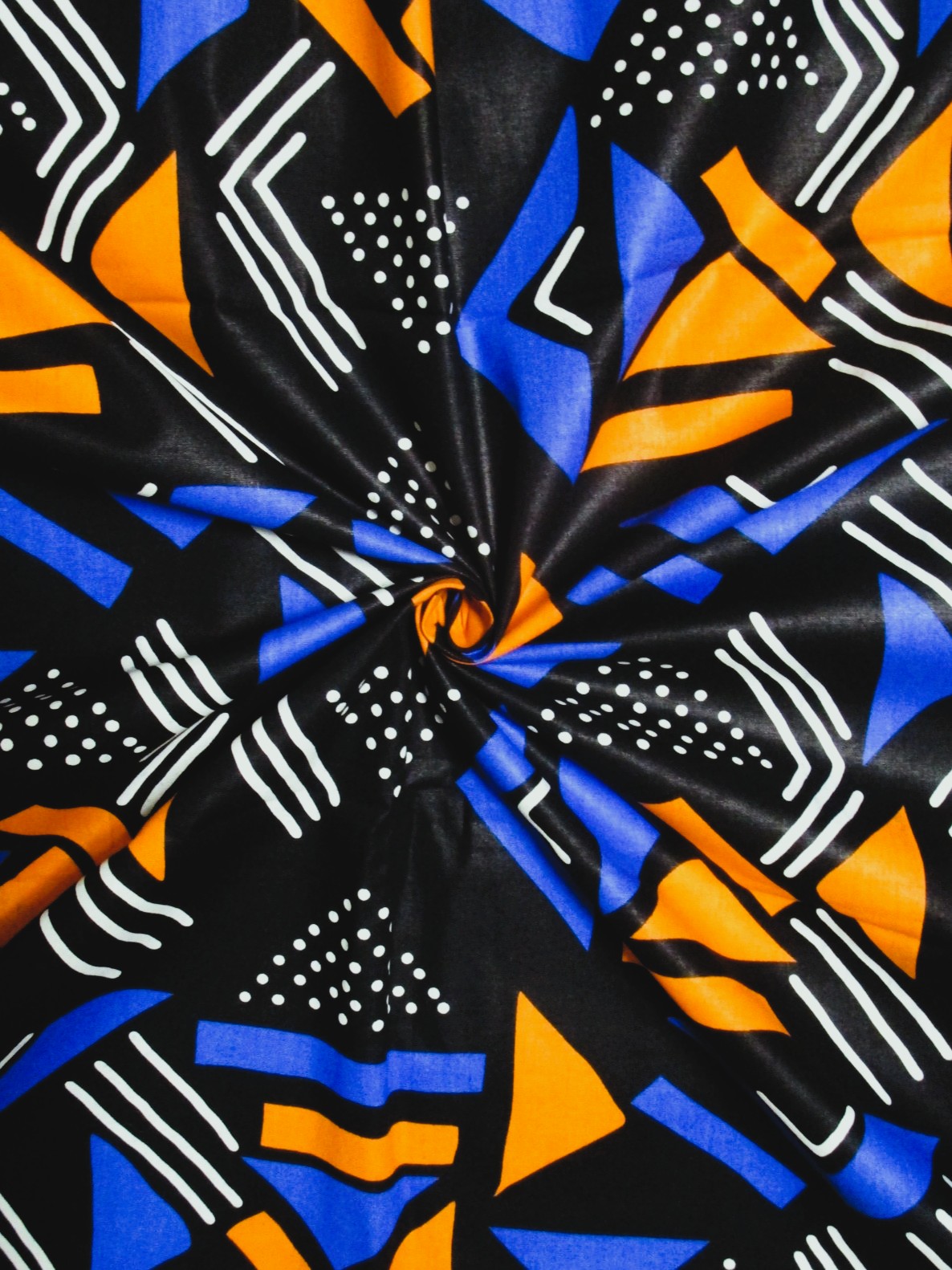 画像: アフリカンプリント生地 パーニュ