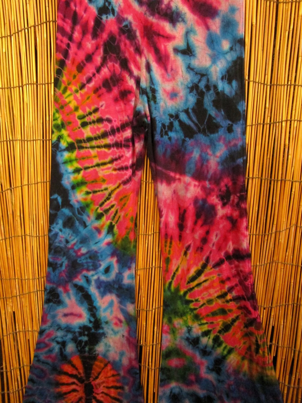 画像: スパンデックス混合＊レーヨン素材＊タイダイ染め＊ストレッチ＊ゴアパンツ