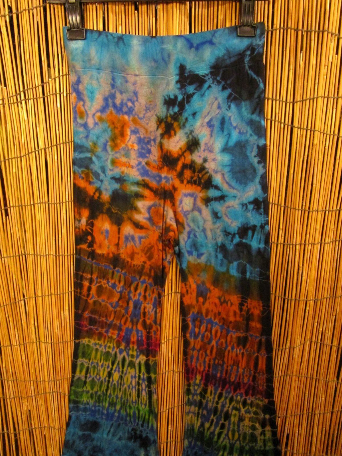 画像: スパンデックス混合＊レーヨン素材＊タイダイ染め＊ストレッチ＊ゴアパンツ