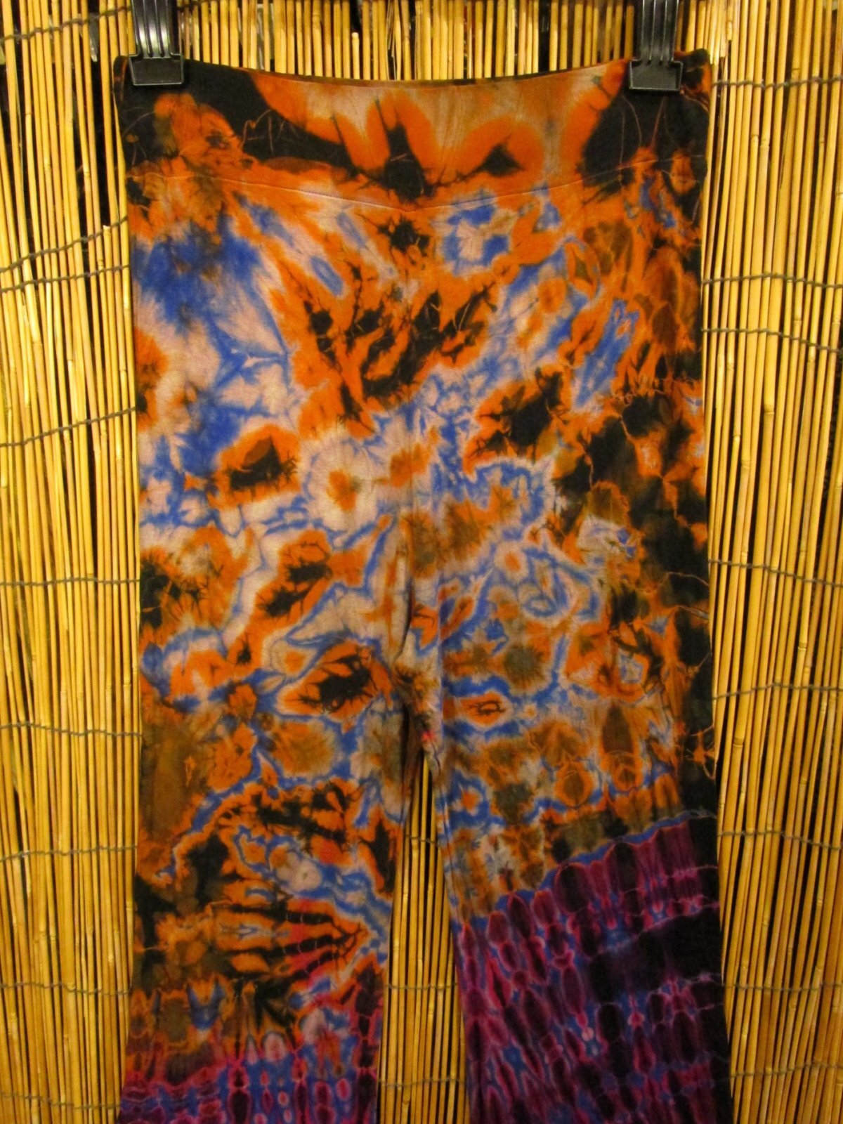 画像: スパンデックス混合＊レーヨン素材＊タイダイ染め＊ストレッチ＊ゴアパンツ