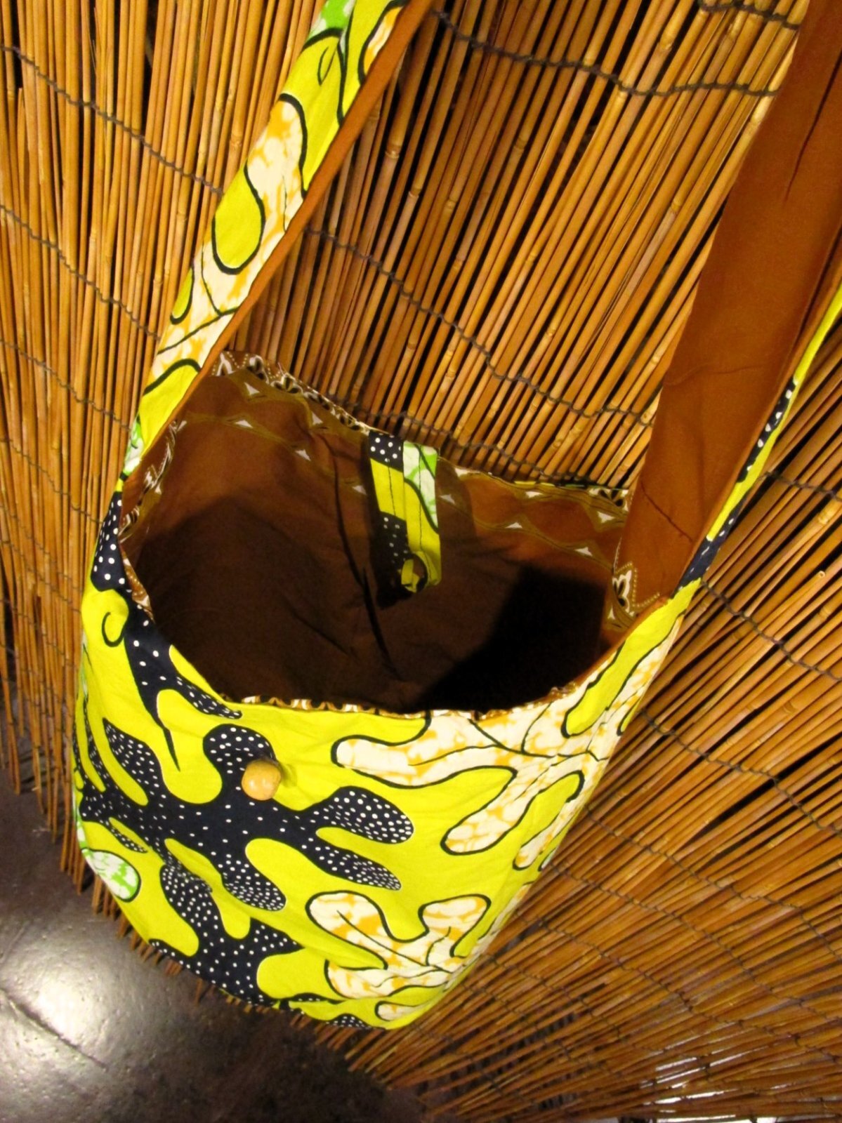 画像: パーニュ生地＊アフリカンプリント＊ショルダーバッグ