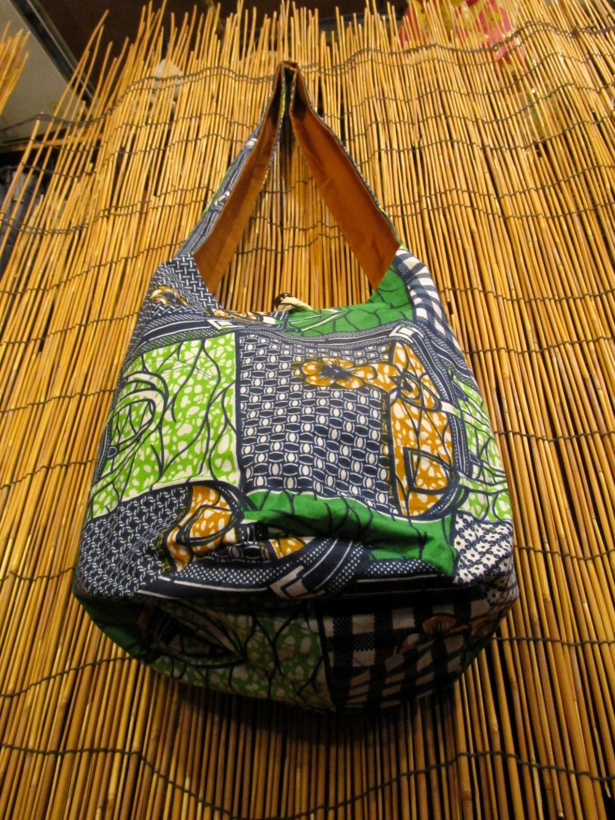 画像4: パーニュ生地＊アフリカンプリント＊ショルダーバッグ