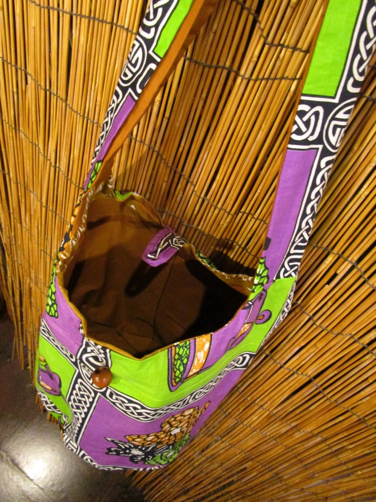 画像: パーニュ生地＊アフリカンプリント＊ショルダーバッグ