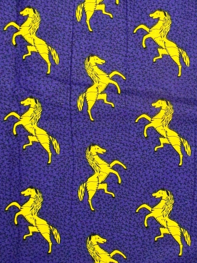 画像2: アフリカンプリント生地 パーニュ