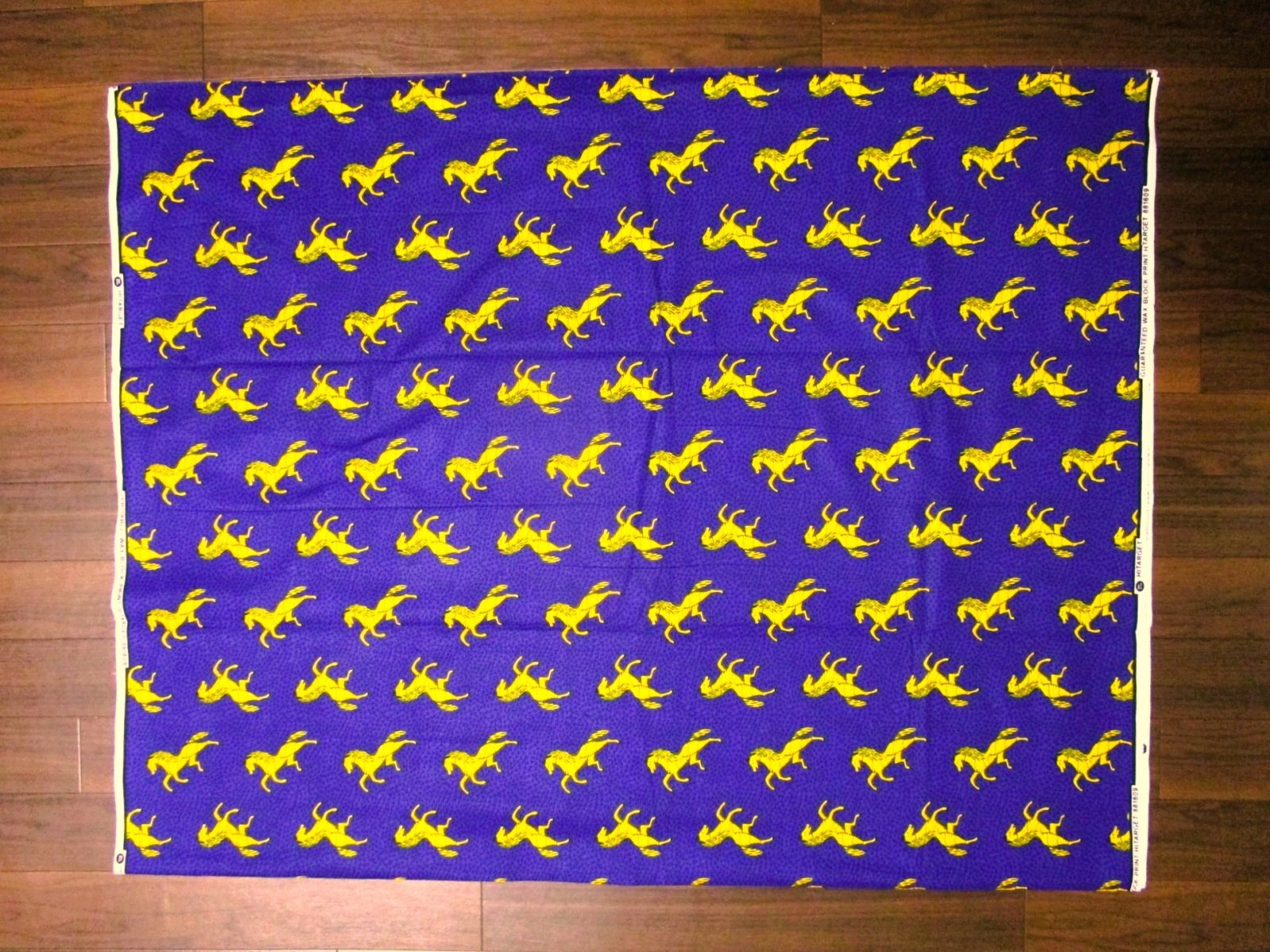 画像: アフリカンプリント生地 パーニュ