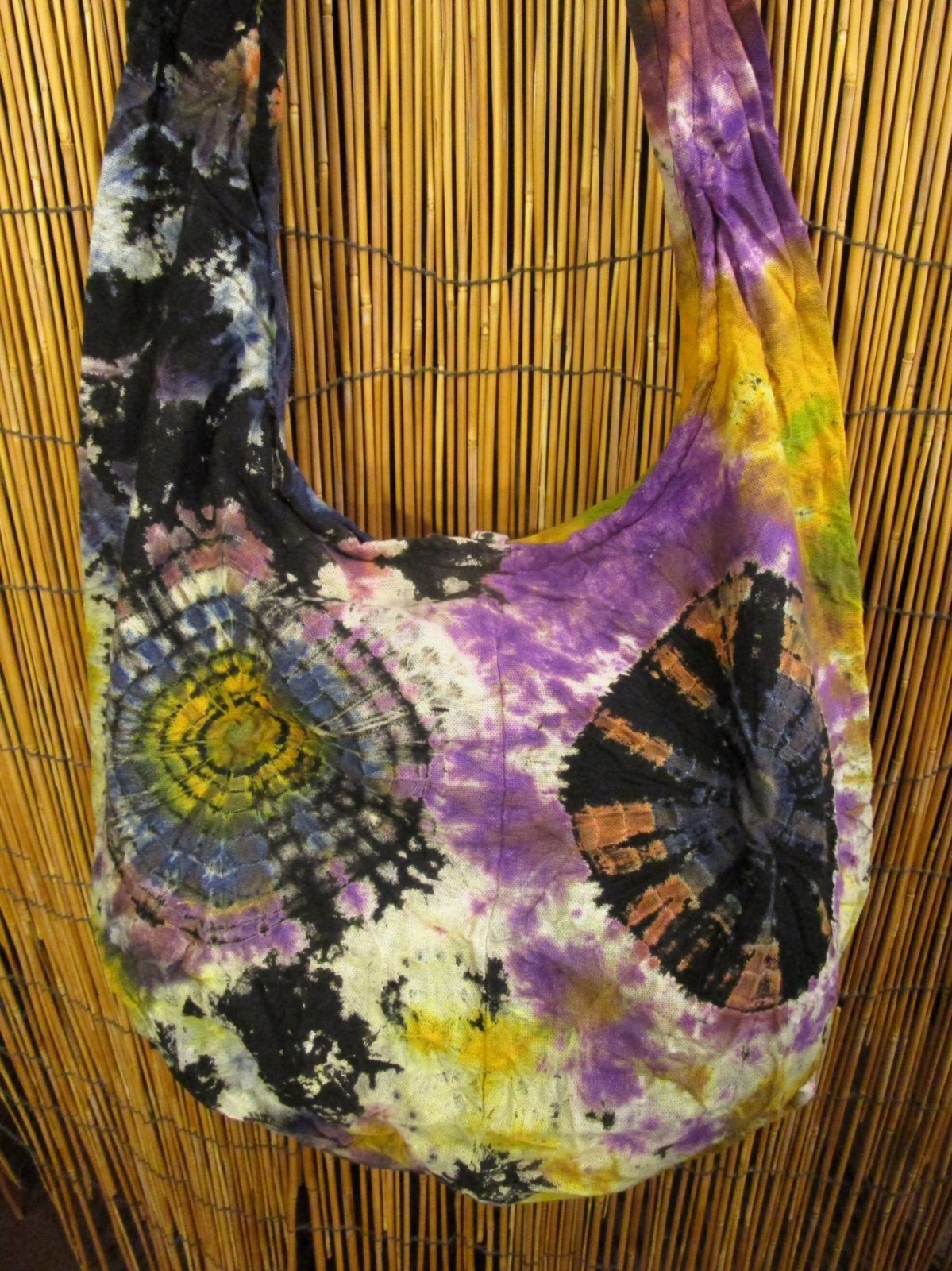 画像: タイダイ染め＊コットン素材＊ショルダーバッグ