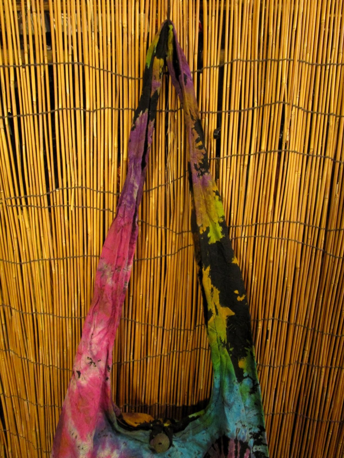 画像: タイダイ染め＊コットン素材＊ショルダーバッグ