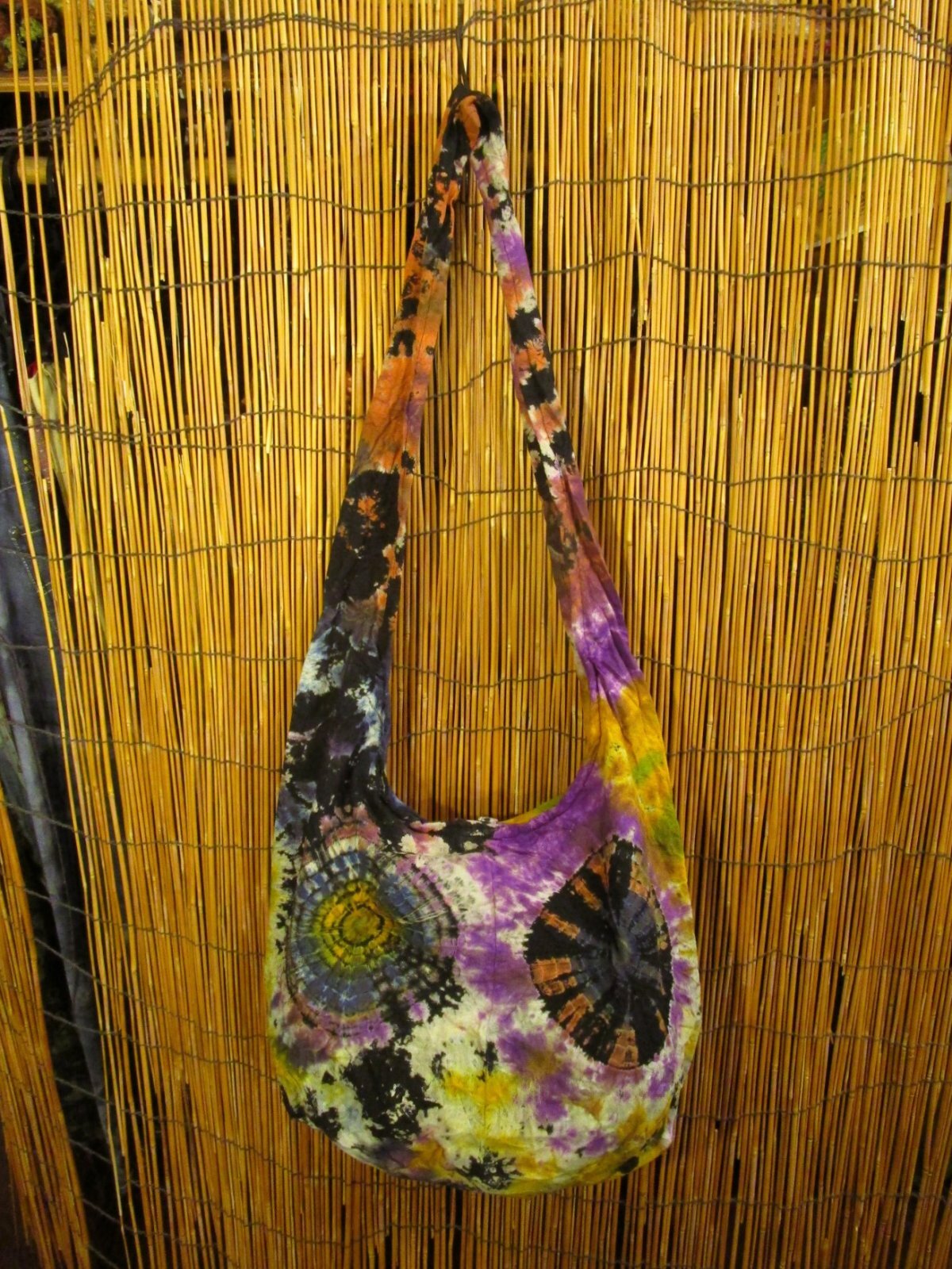 画像2: タイダイ染め＊コットン素材＊ショルダーバッグ